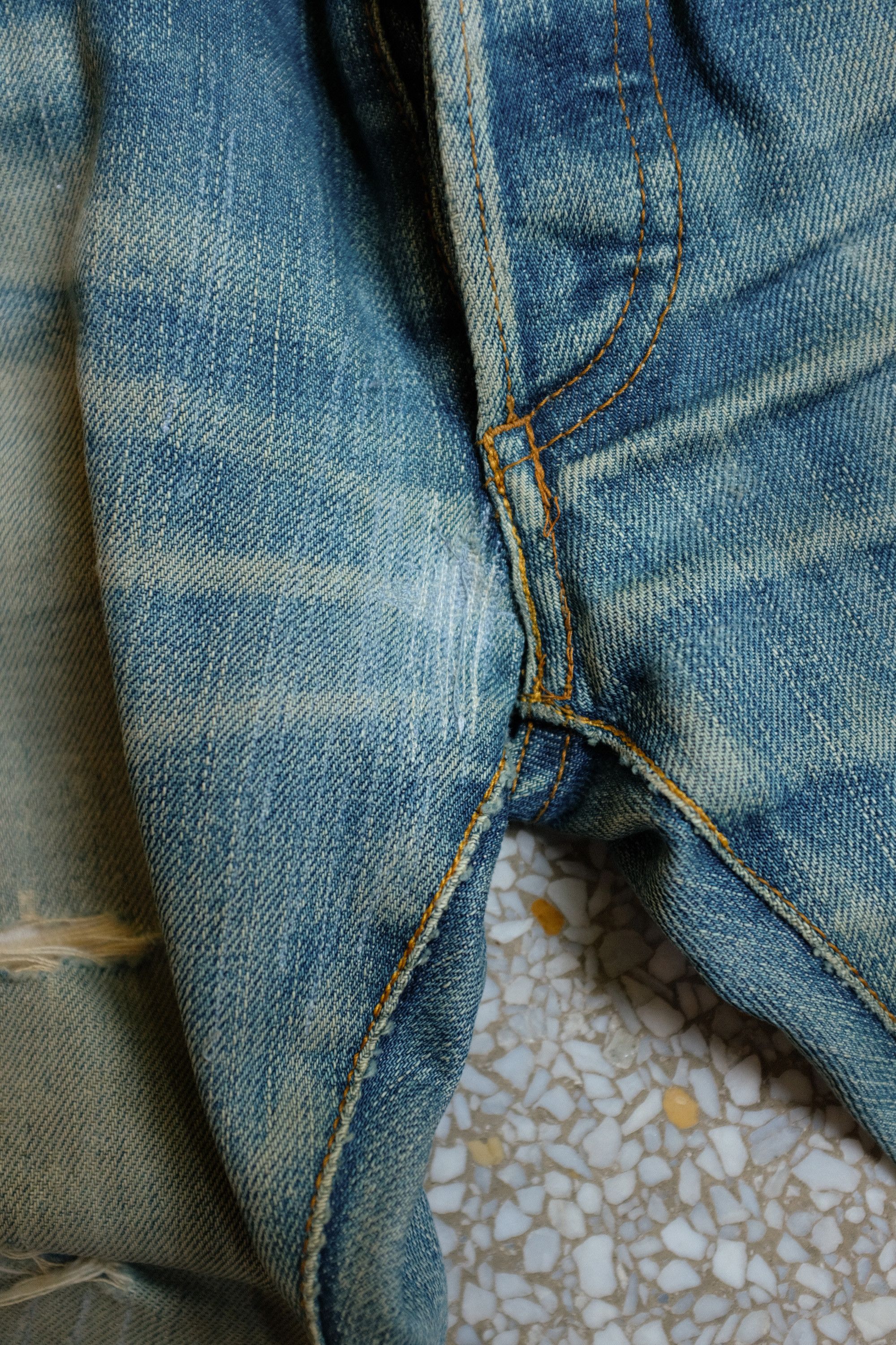 Dior Dior Homme MIJ Jeans Thrashed Repaired Hedi Slimane Size US 26 / EU 42 - 11 Thumbnail