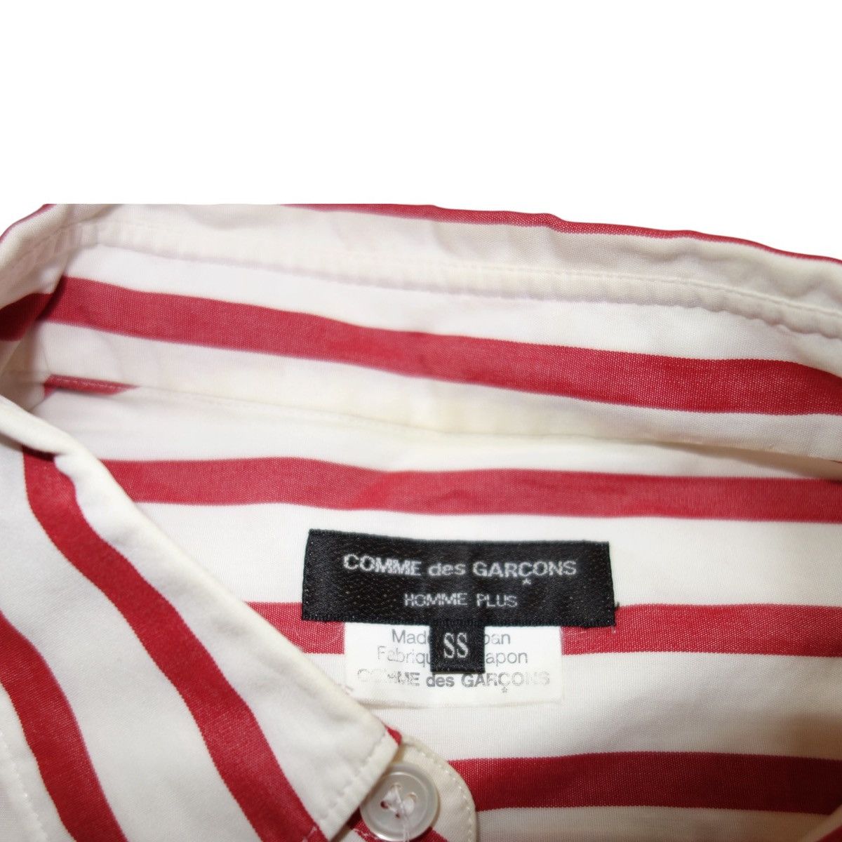 Comme des Garcons Homme Plus 06 S/S CommedesGarçonsHommePlusxRollingStones striped shirt. Size US S / EU 44-46 / 1 - 4 Thumbnail