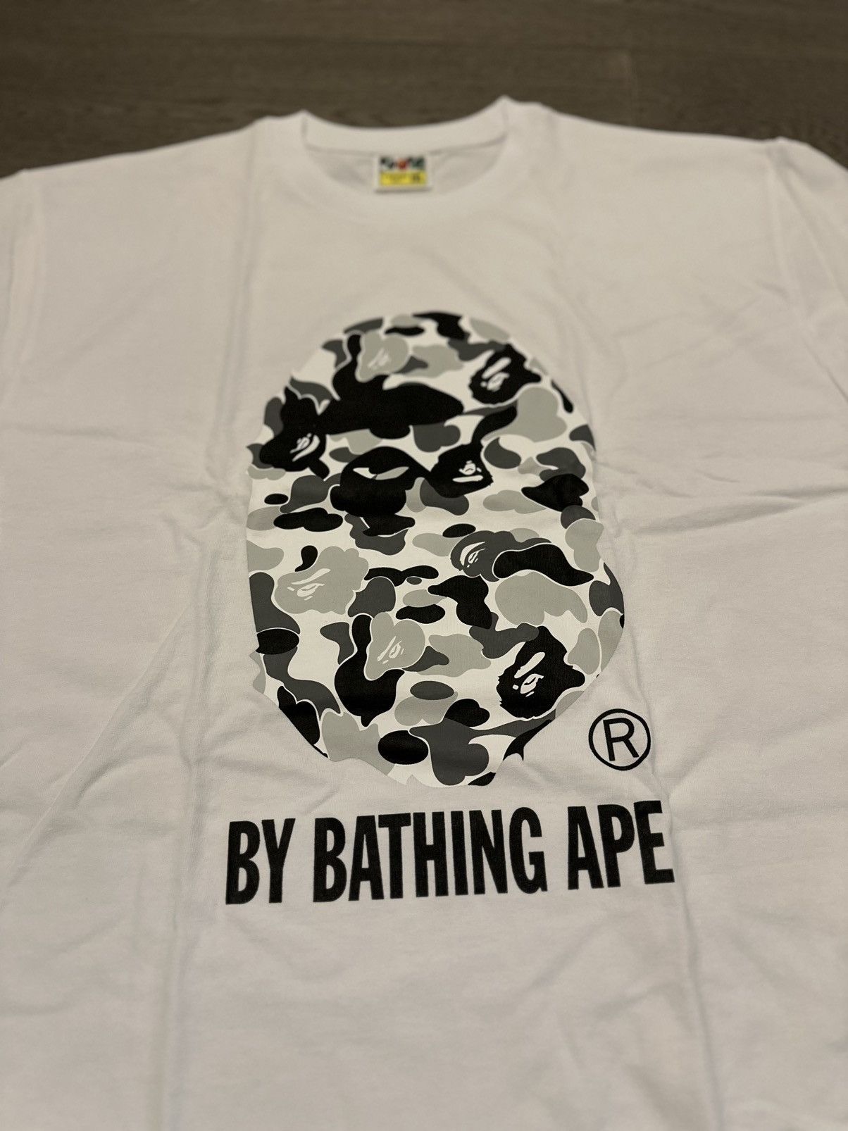 Bape 2023 BAPE ABC Camo By Bathing Ape Tee 'White/Grey' Size US L / EU 52-54 / 3 - 2 Thumbnail