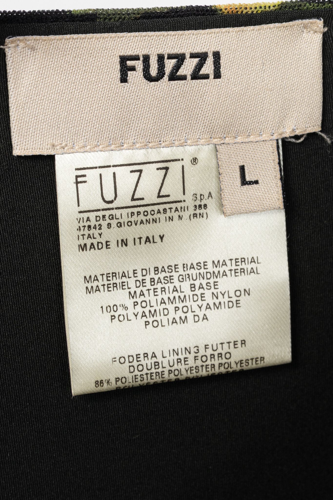 FUZZI Fuzzi Green Abstract-Print Mesh Bodycon Midi Dress Size L / US 10 / IT 46 - 9 Thumbnail