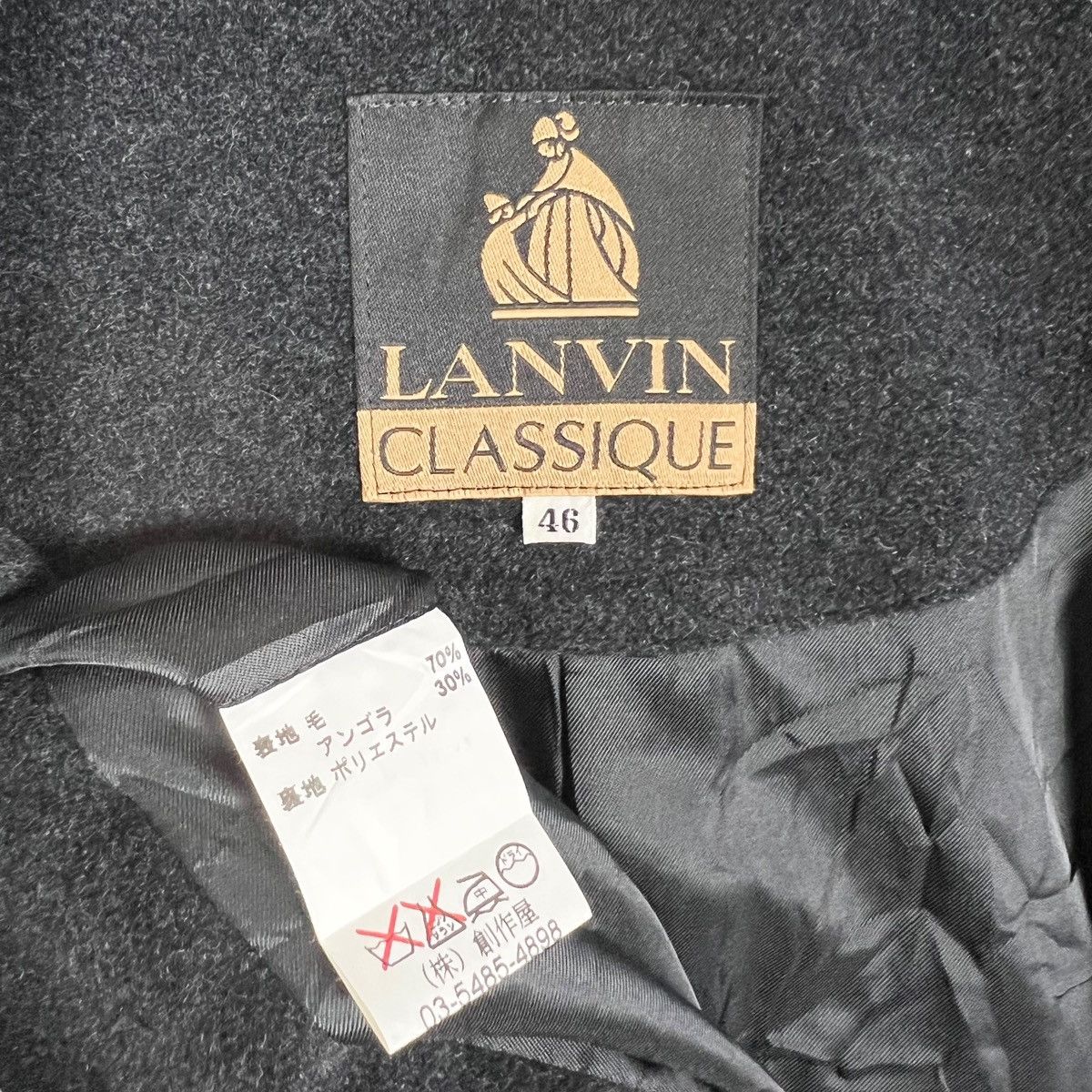 Lanvin Lanvin Classique Button Up Wool Coat Size US L / EU 52-54 / 3 - 6 Thumbnail