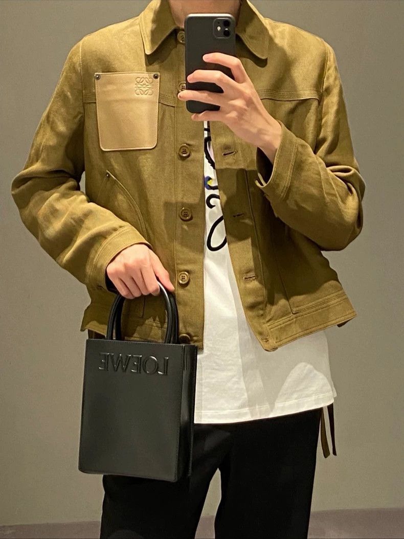 Loewe LOEWE Brown leather coat Size XXS / US 00 / IT 34 - 6 Thumbnail