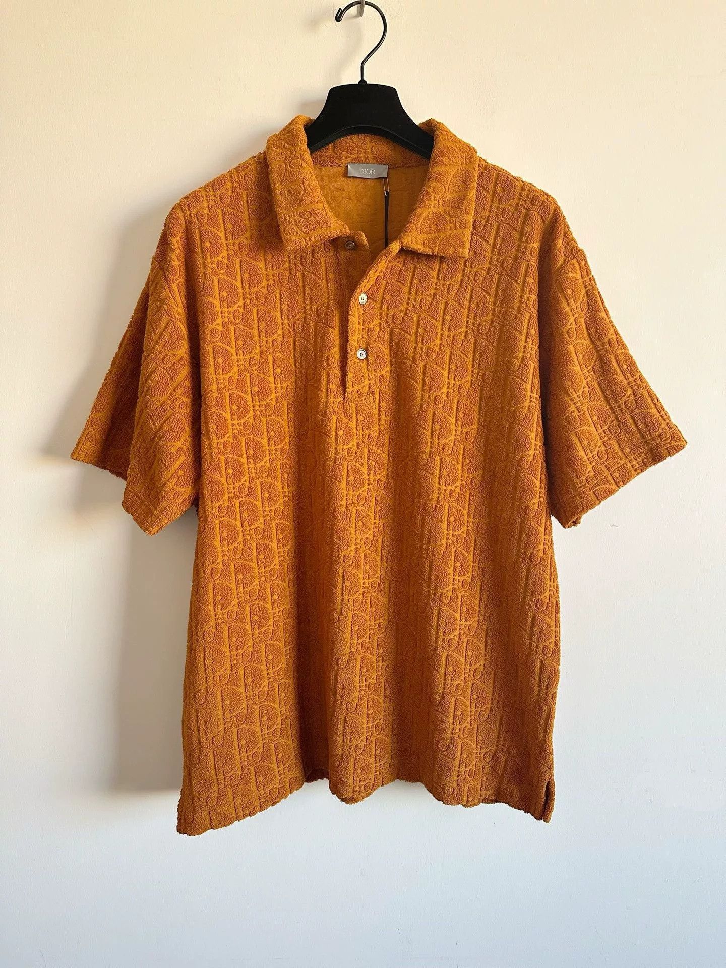 Dior Dior Oblique Jacquard Cotton Polo Size US M / EU 48-50 / 2 - 1 Thumbnail