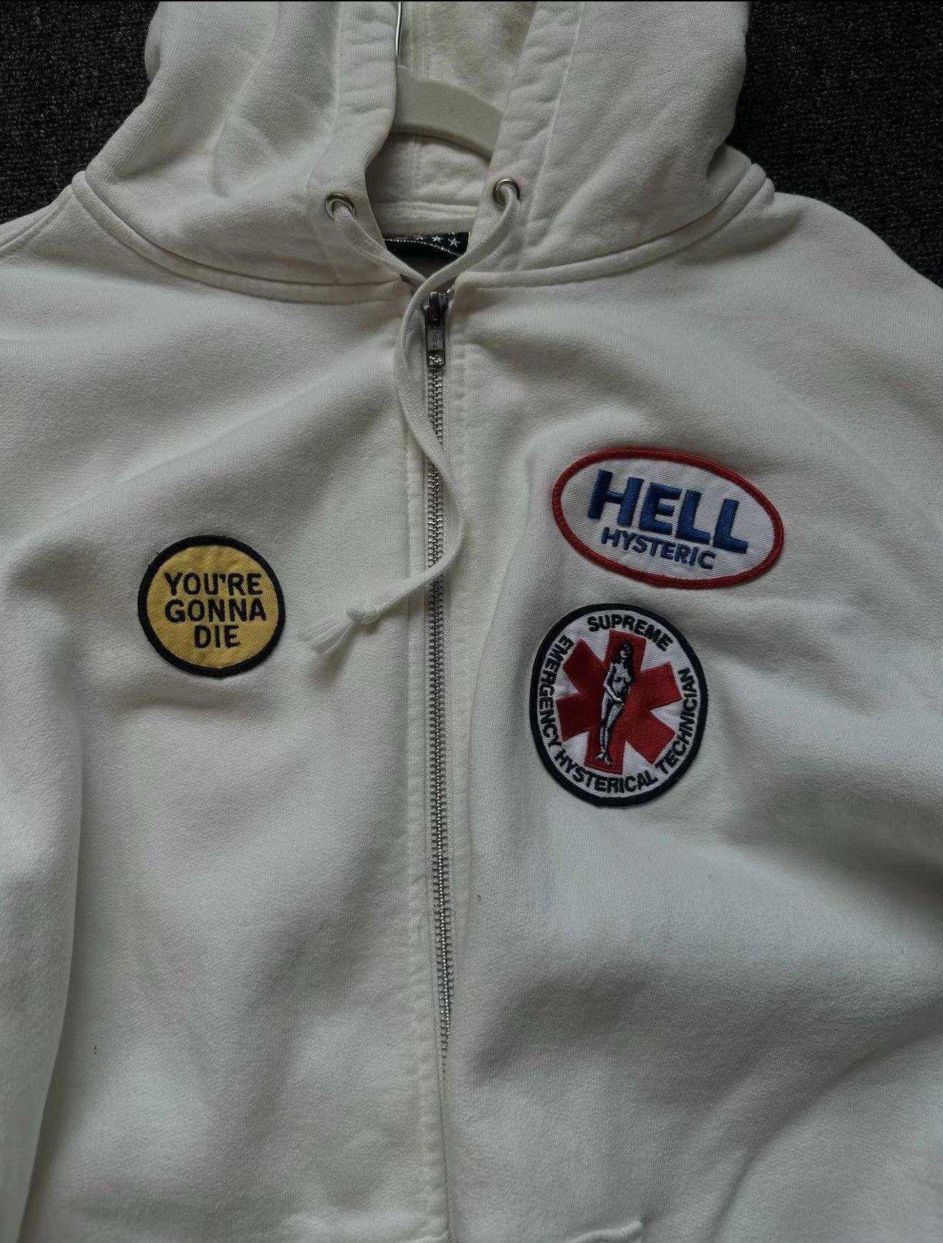 Hysteric Glamour Supreme hysteric Glamour patches zip up sweatshirt hoodie Size US M / EU 48-50 / 2 - 3 Thumbnail