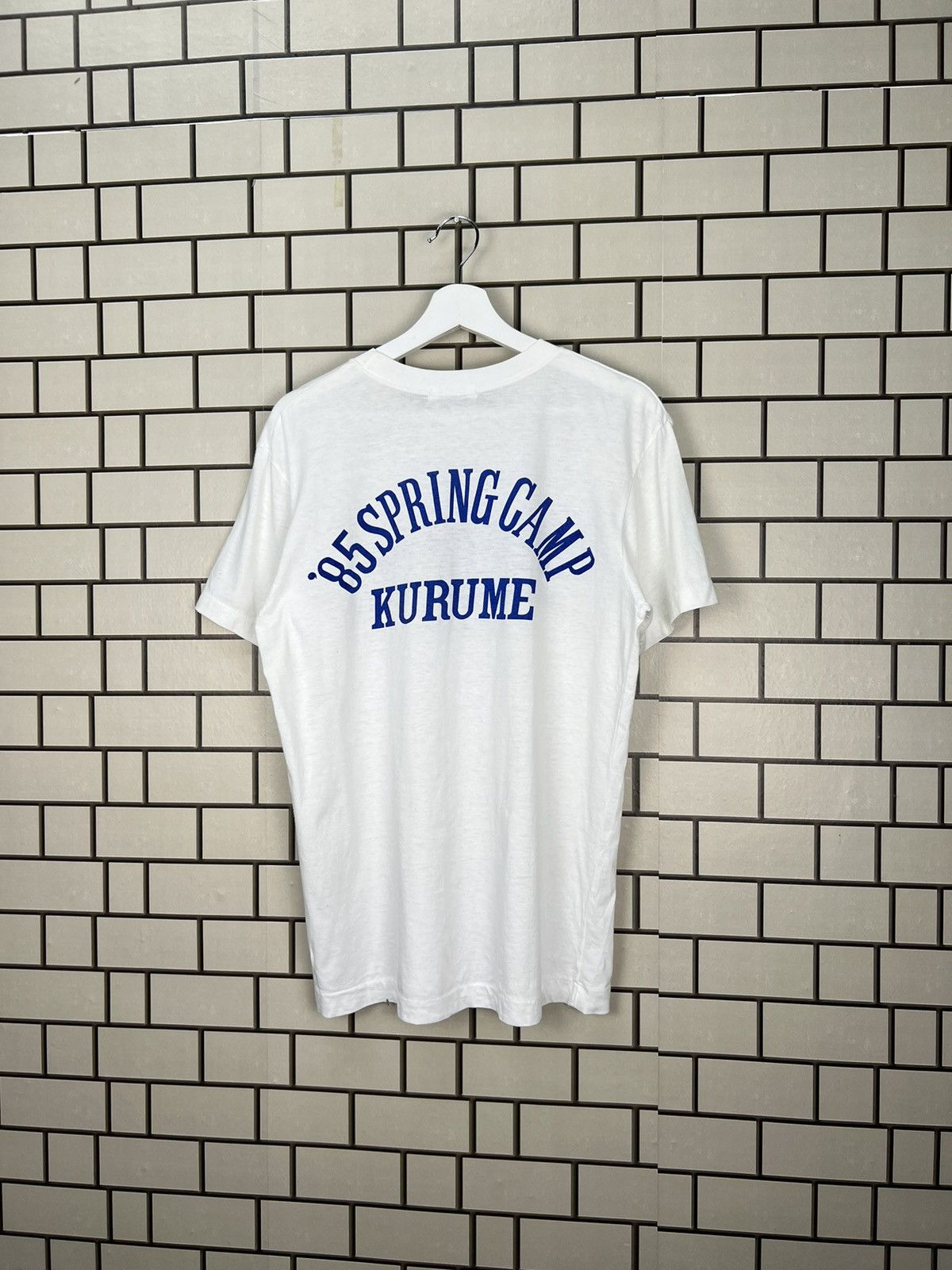 Adidas × Vintage Vintage 80’ Adidas Spring Camp Kurume Tee Size US M / EU 48-50 / 2 - 7 Thumbnail