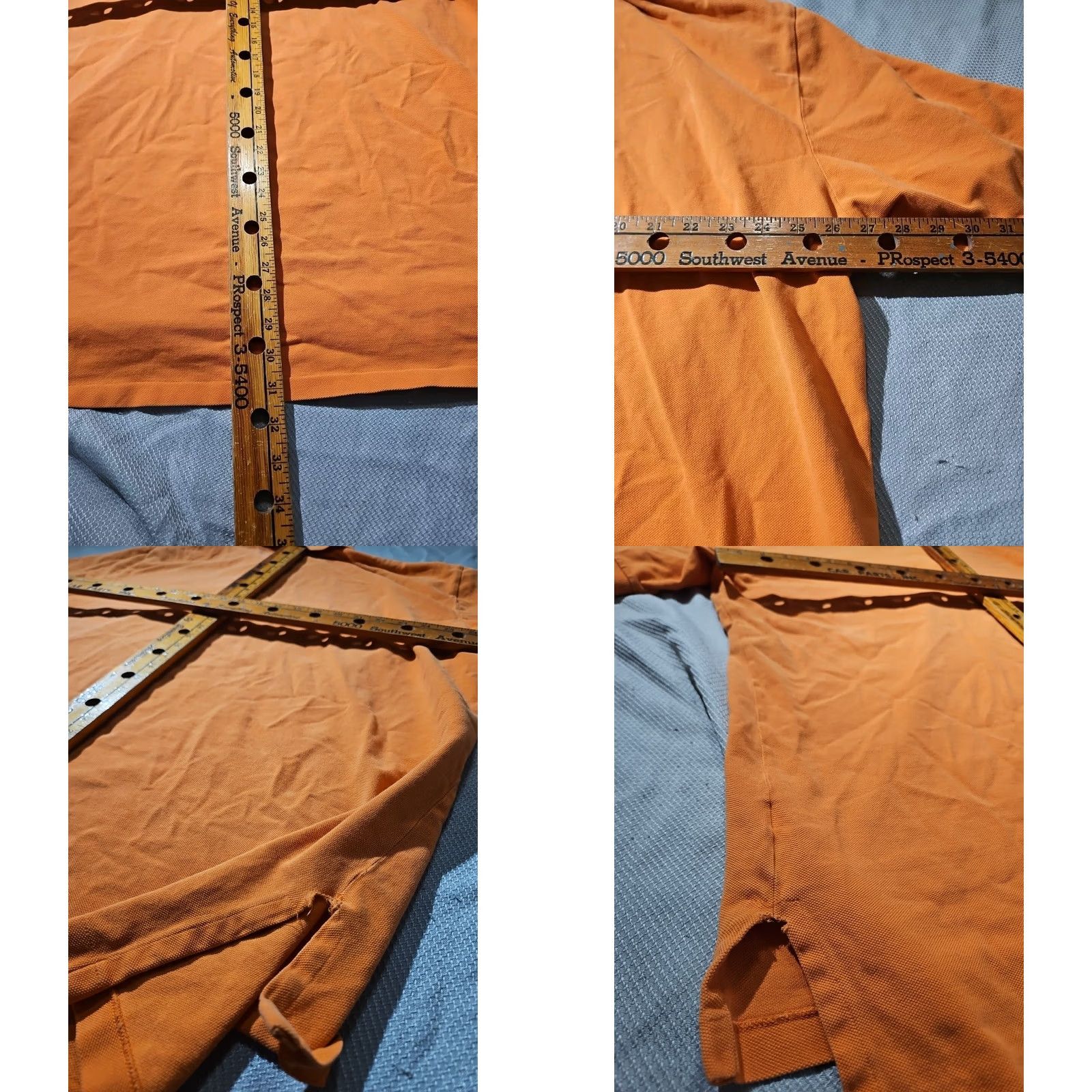 Polo Ralph Lauren Ralph Lauren Polo Shirt Men 3XLT XXXLT Orange Pony Logo Polo Preppy Button Casual Polo Shirt Size US XXL / EU 58 / 5 - 9 Thumbnail