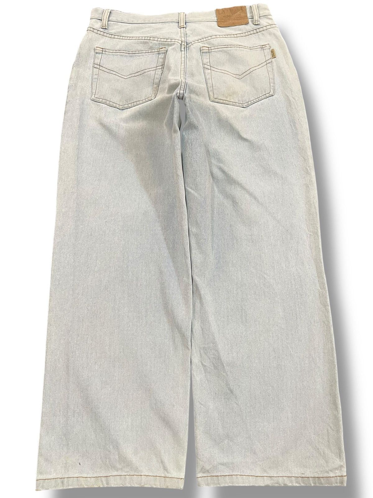 JNCO × Yasuyuki Ishii Vintage Stool Life Baggy Faded Distressed Denim Size US 33 - 4 Thumbnail