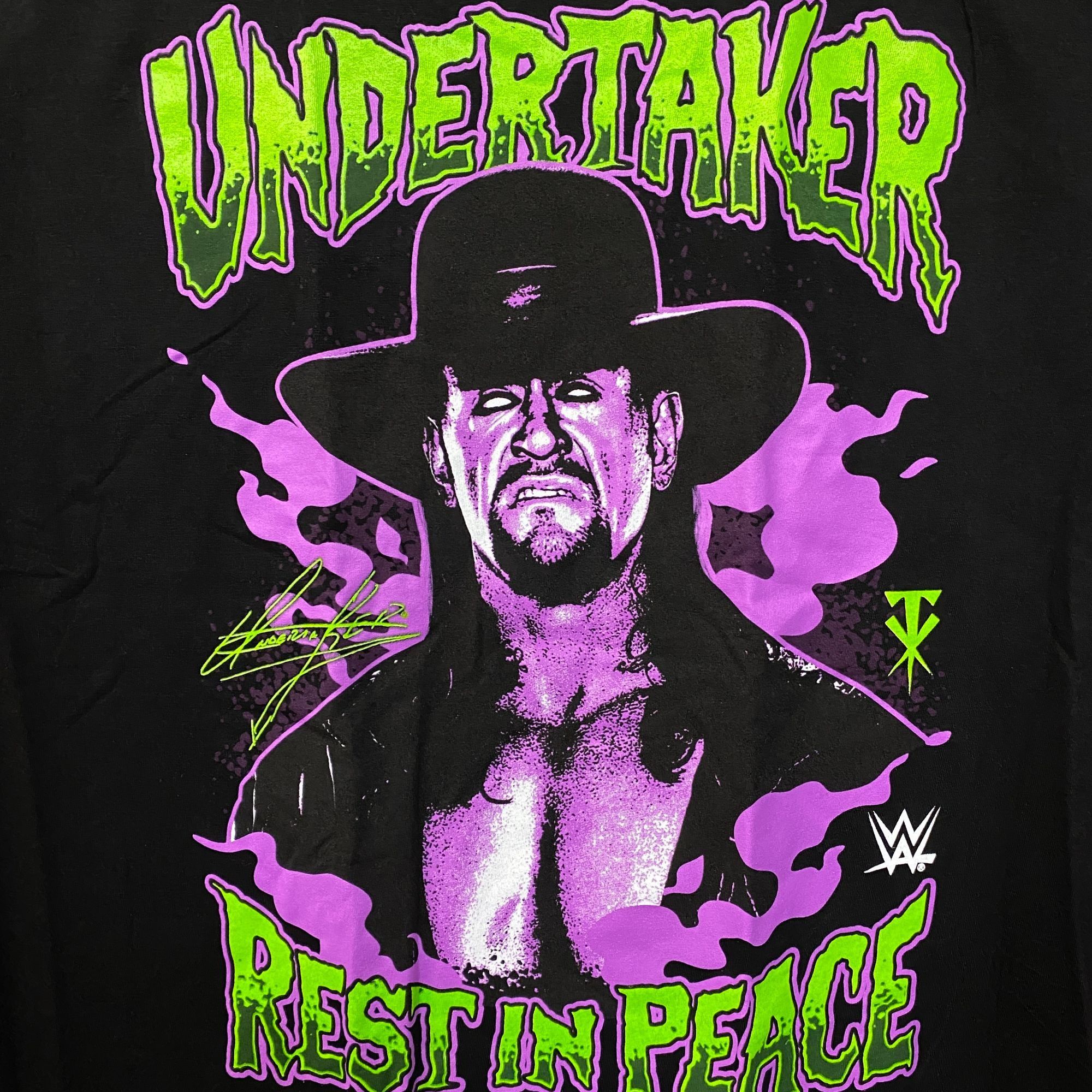 WWE WWE Ash The Undertaker Rest In Peace Glow Ink T-Shirt Large Size US L / EU 52-54 / 3 - 2 Thumbnail