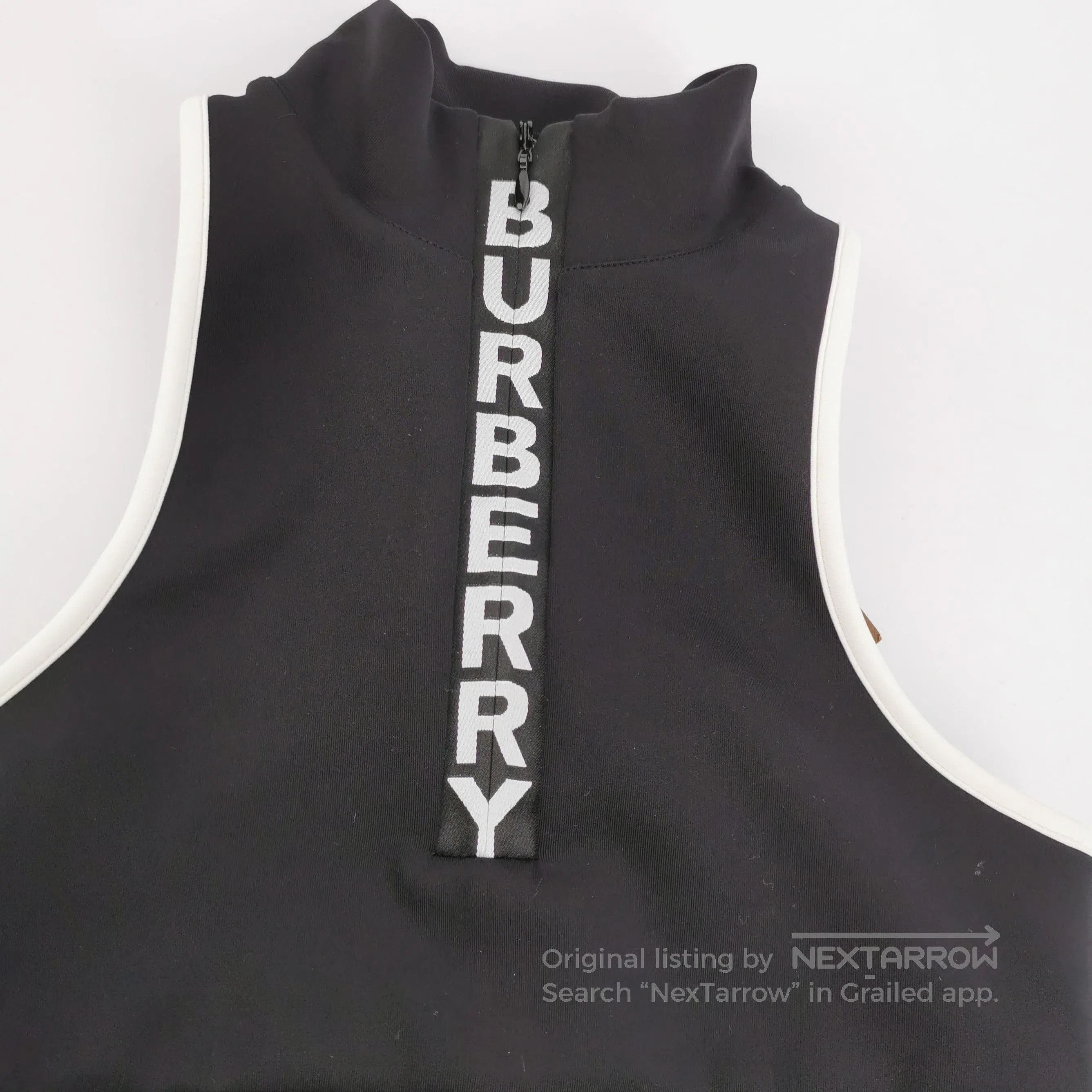 Burberry Burberry Color Block Logo Zipper Top . Size US XS / EU 42 / 0 - 2 Thumbnail