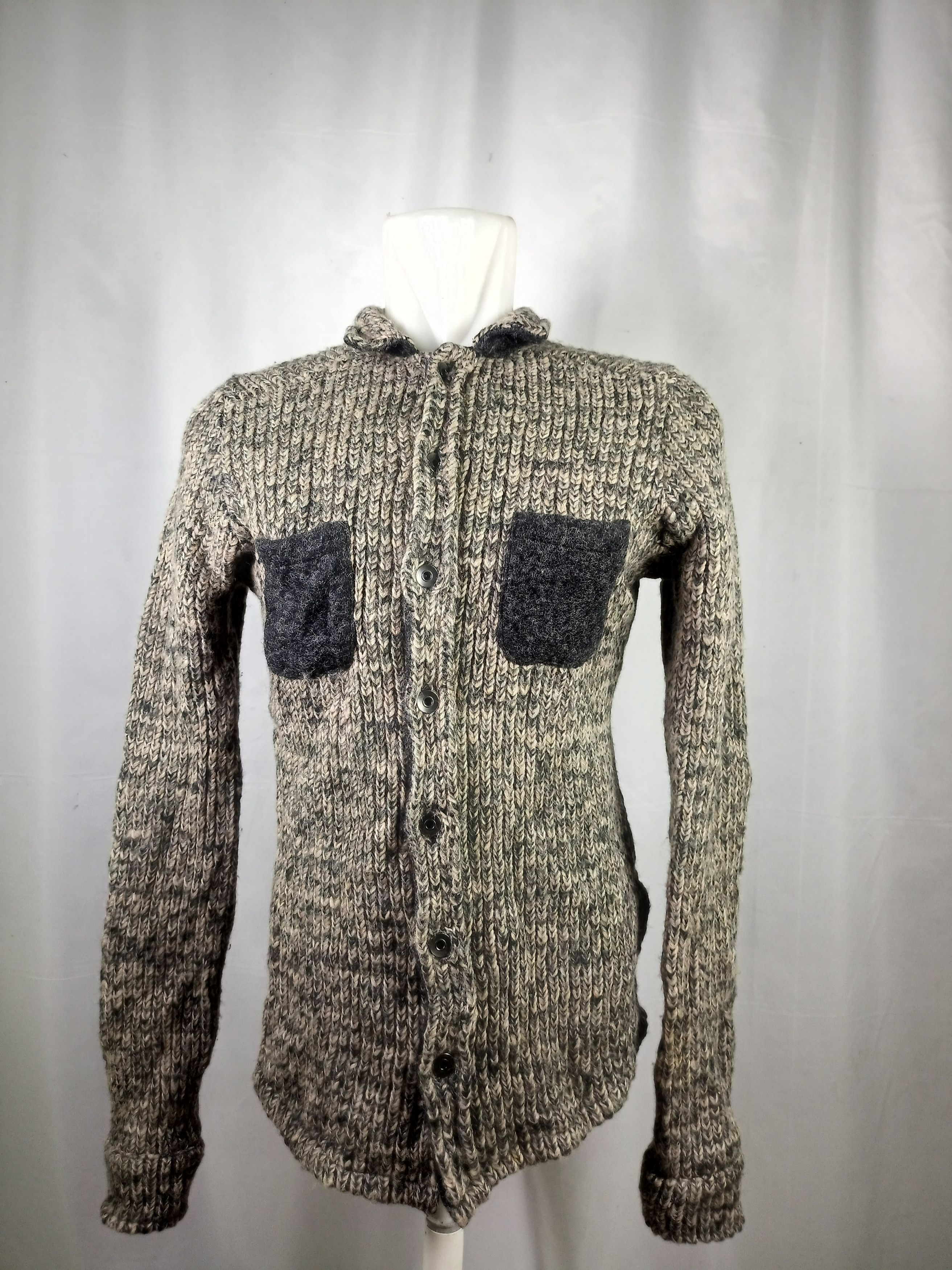 Designer × Zara Zara Man Knit Sweater Long Sleeves Button Up Size US L / EU 52-54 / 3 - 25 Thumbnail