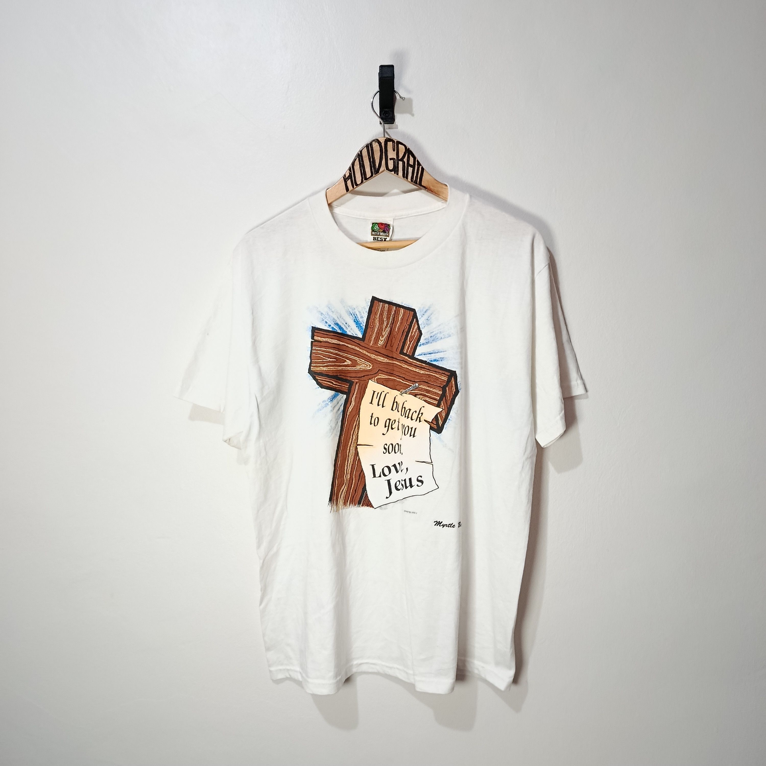 Fruit Of The Loom Fruit of the Loom Jesus Message Tee Size US L / EU 52-54 / 3 - 2 Thumbnail