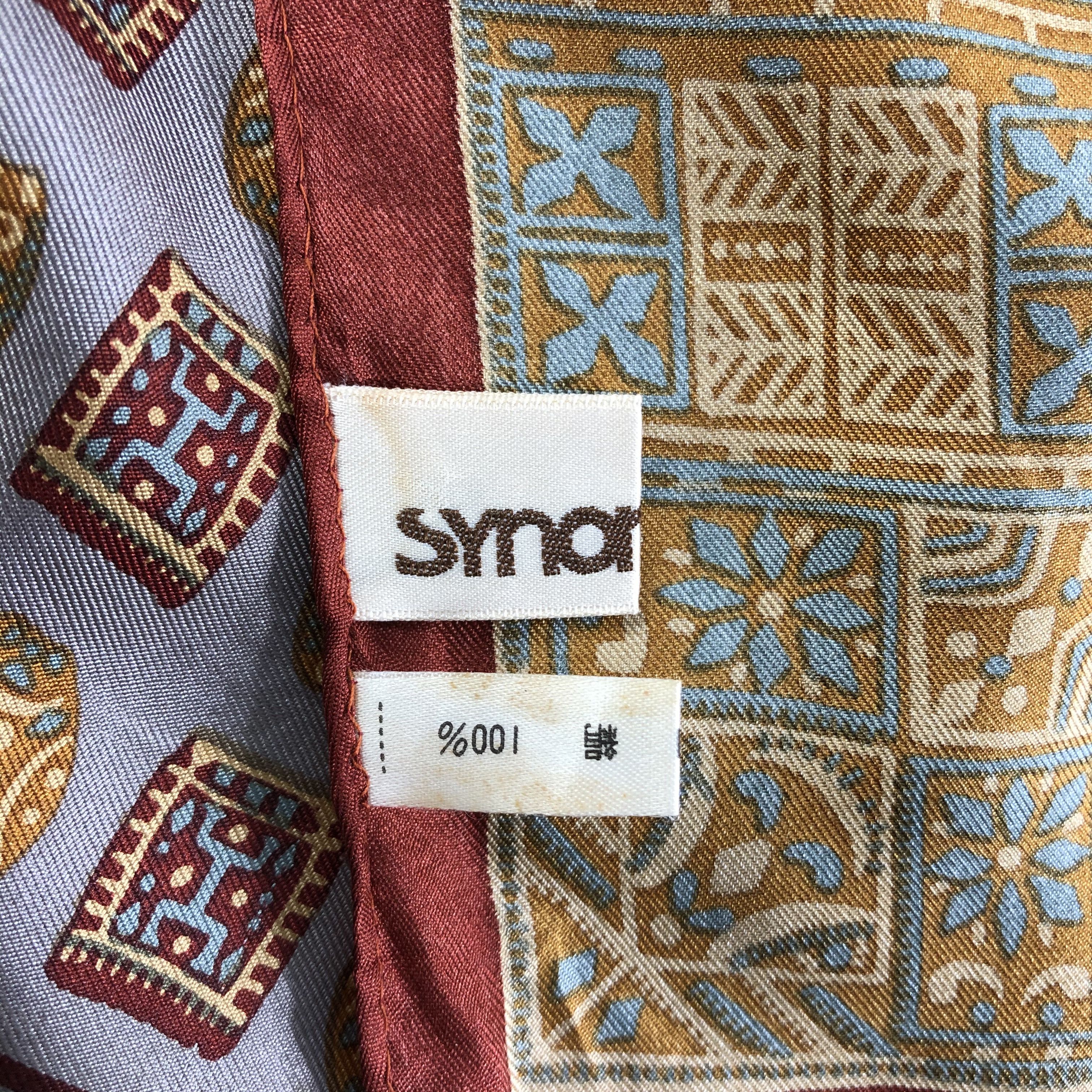Vintage Vintage Silk Scarf Size ONE SIZE - 5 Thumbnail