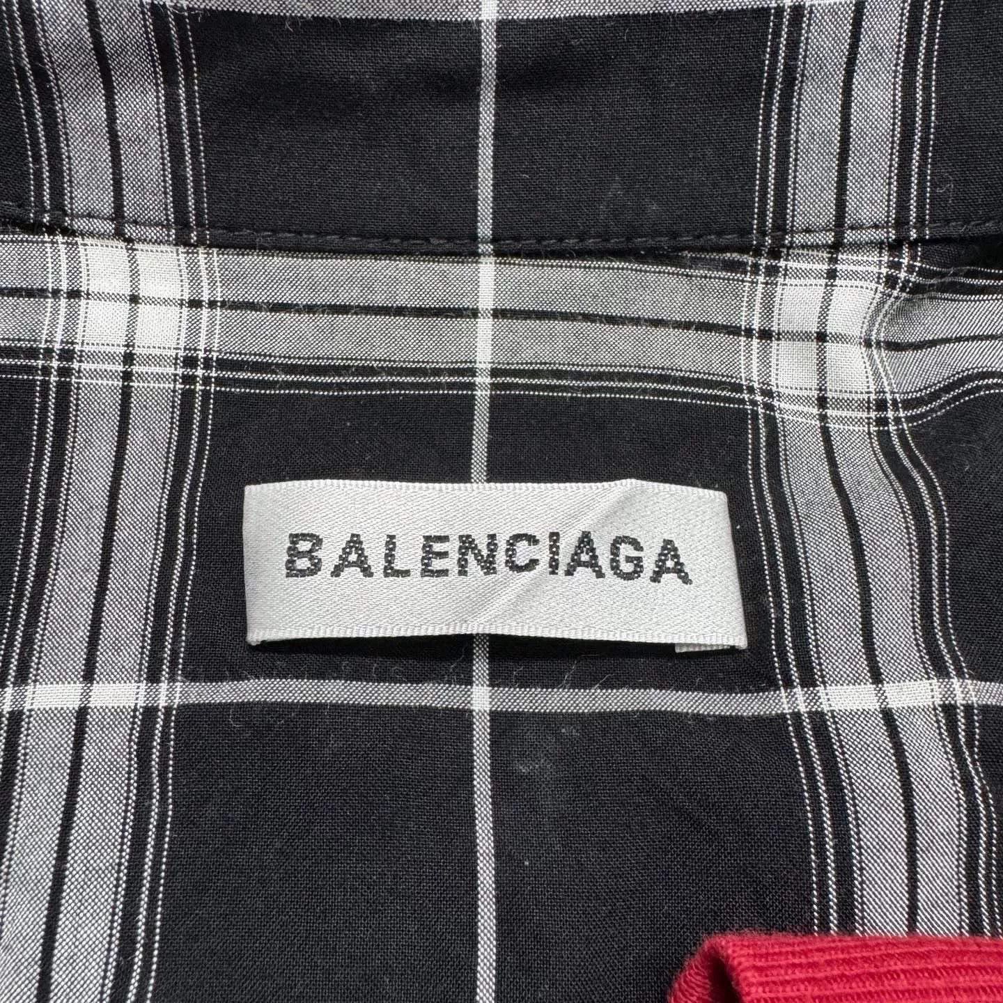 Balenciaga balenciaga two-layer shirt with checks. Size US XS / EU 42 / 0 - 3 Thumbnail