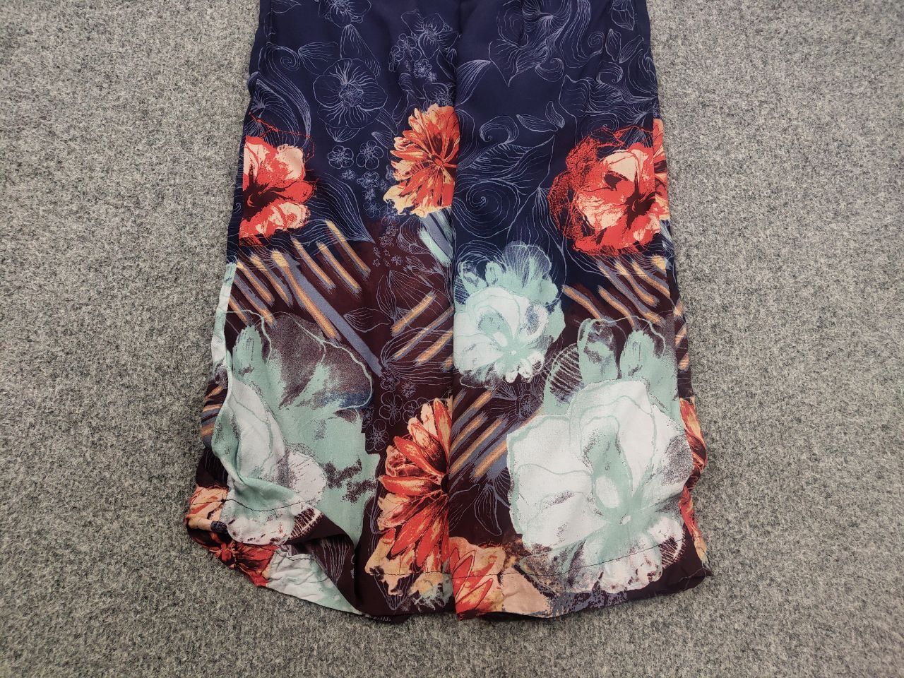 Missoni Ivko Design Floral Print Blue color Trouser Wide Leg Pants Size 36" / US 14 / IT 50 - 5 Thumbnail