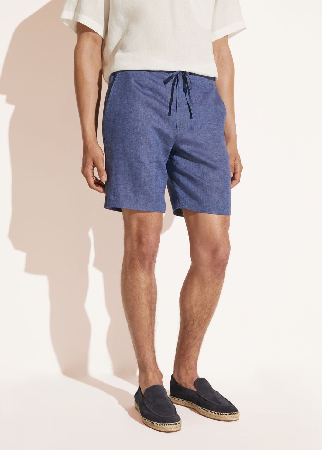Loro Piana o1w1db10725 FAM2486 Flat Bermuda Short in Blue Size US 36 / EU 52 - 4 Thumbnail