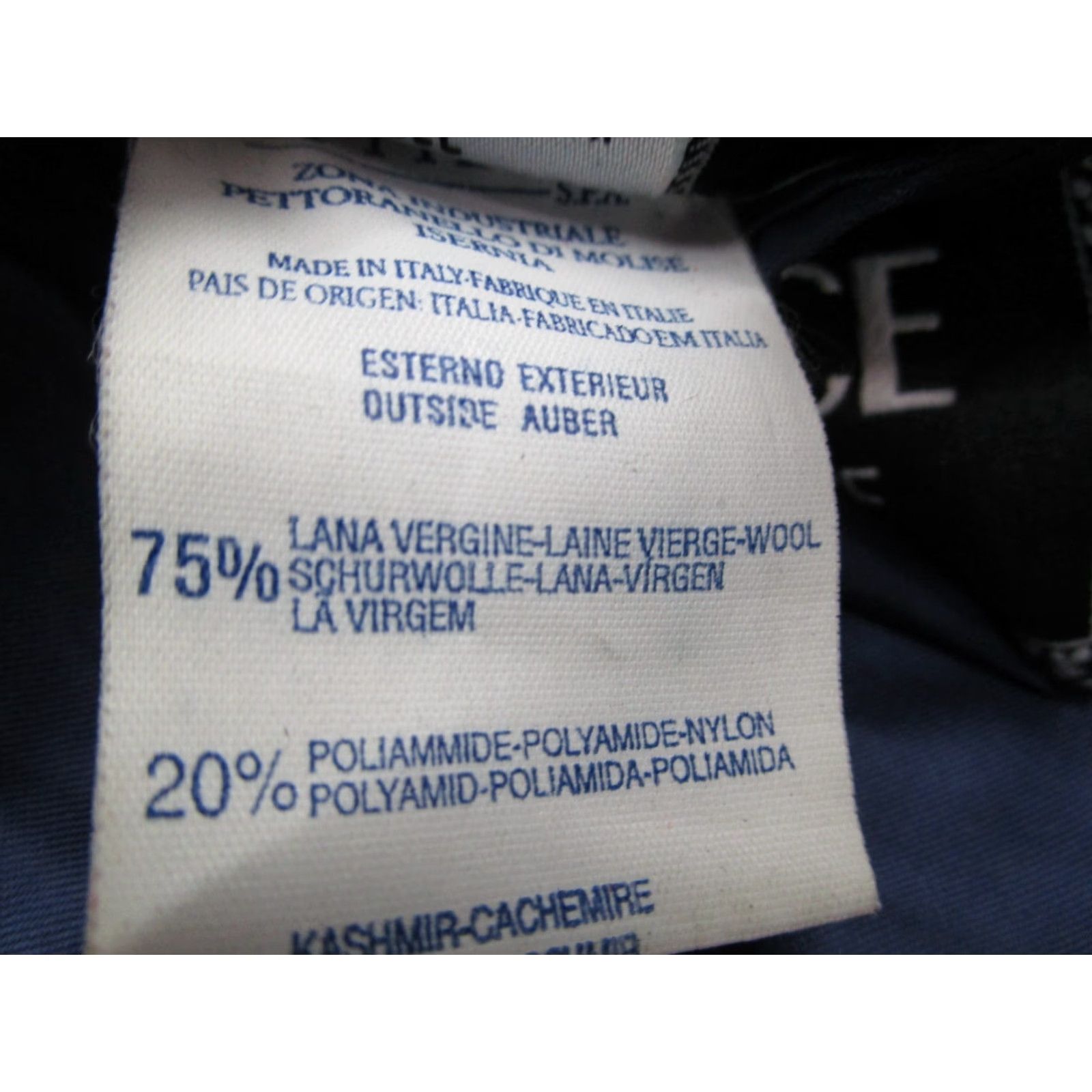 Versace VINTAGE Versace Jeans Couture Blazer Men's 42 Regular Blue Wool Blend 90s Italian Classic Size 42R - 4 Thumbnail