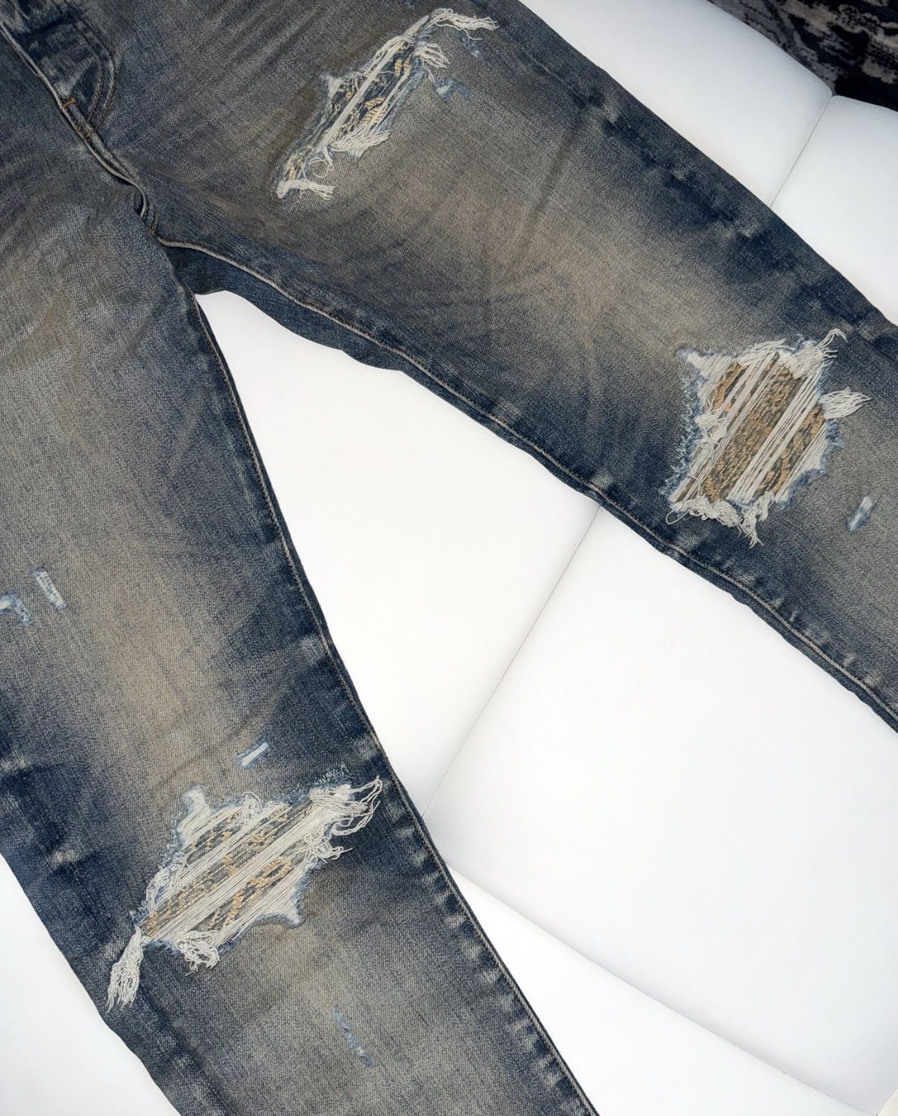 Amiri Amiri bandana denim patch mx1 jeans Size US 33 - 5 Thumbnail