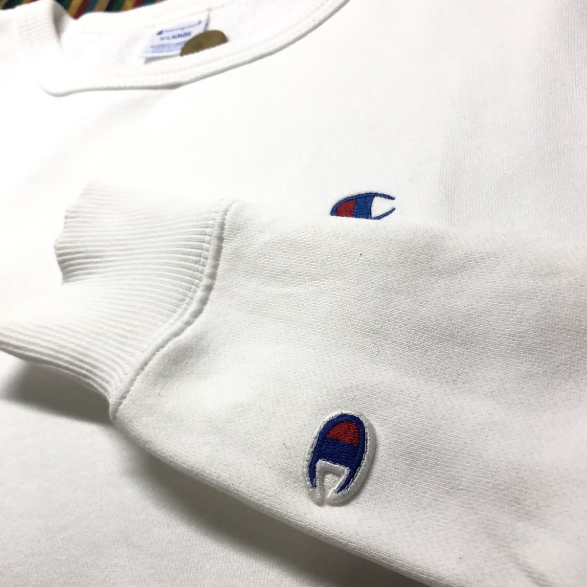 Other CHAMPION JAPAN Pullover Embroidered Sweatshirt White JAPAN Size US L / EU 52-54 / 3 - 8 Thumbnail