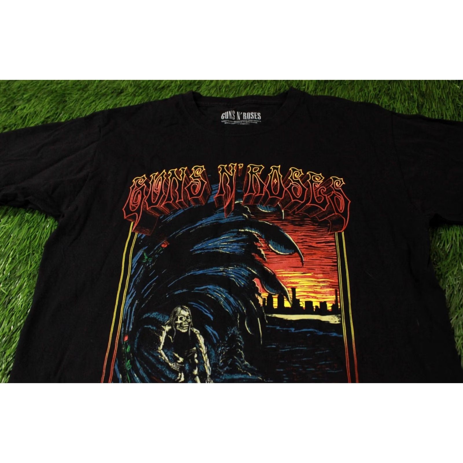 Vintage GUNS N ROSES Shirt Official Product 2023 Black M Medium Men Hard Rock Tee Vintage? No Size US M / EU 48-50 / 2 - 2 Thumbnail
