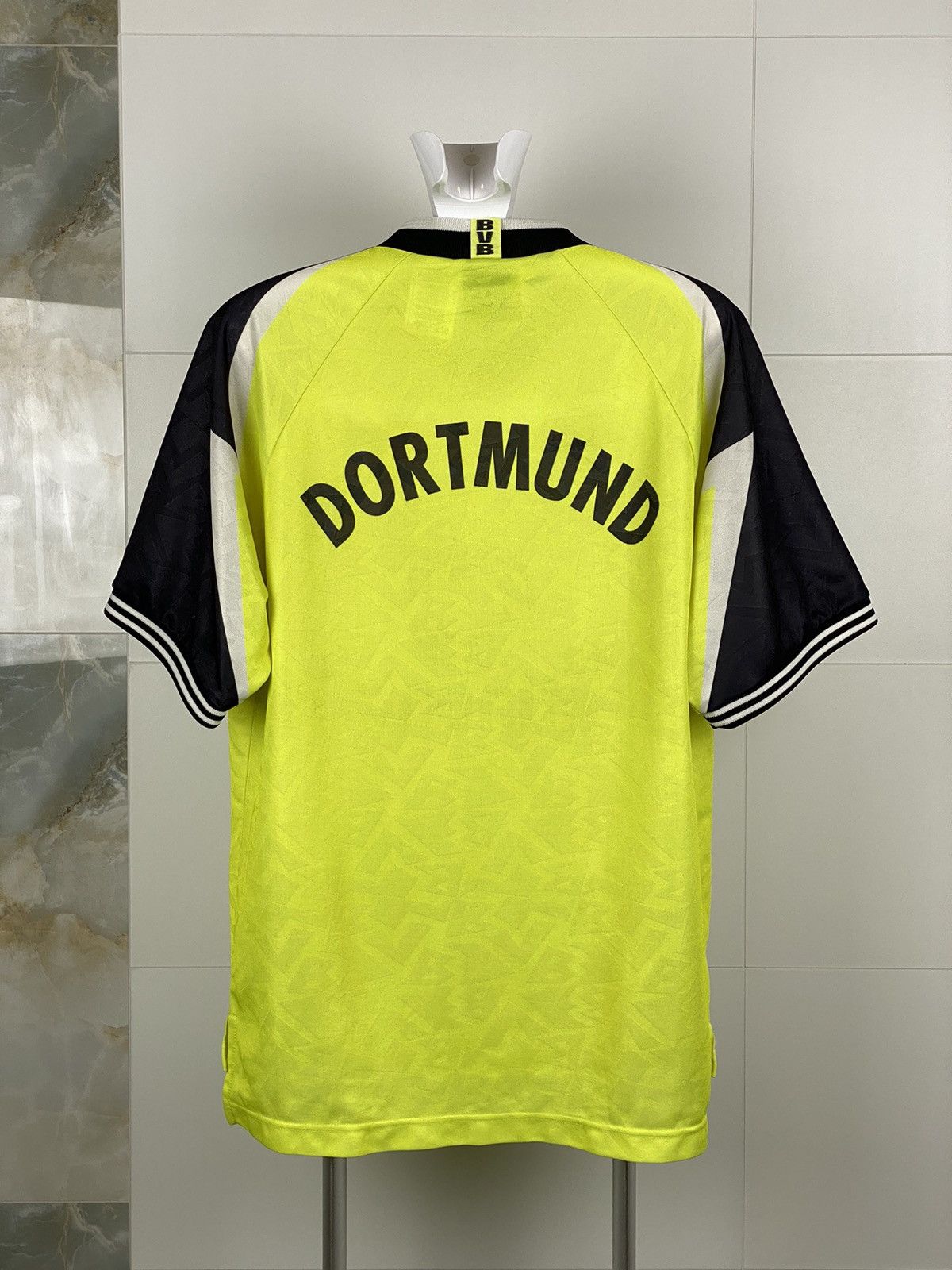 Nike × Vintage BORUSSIA DORTMUND 1995 / 96 T-SHIRT FOOTBALL JERSEY NIKE Size US M / EU 48-50 / 2 - 2 Thumbnail