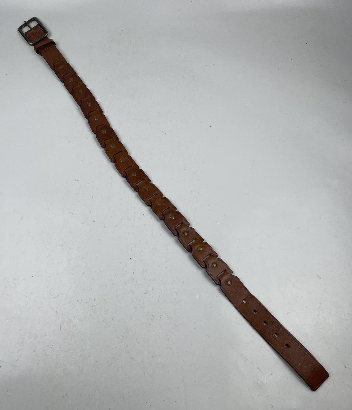 Seditionaries custom made super rare design leather belt tc36 Size 34 - 2 Thumbnail