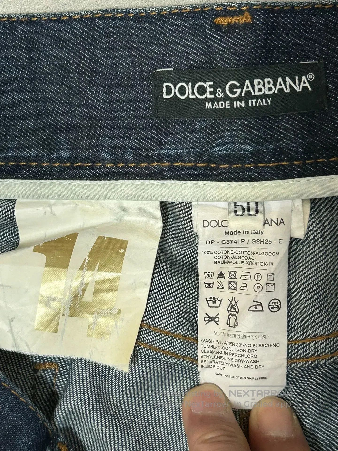Dolce & Gabbana Men's Distressed Jeans.