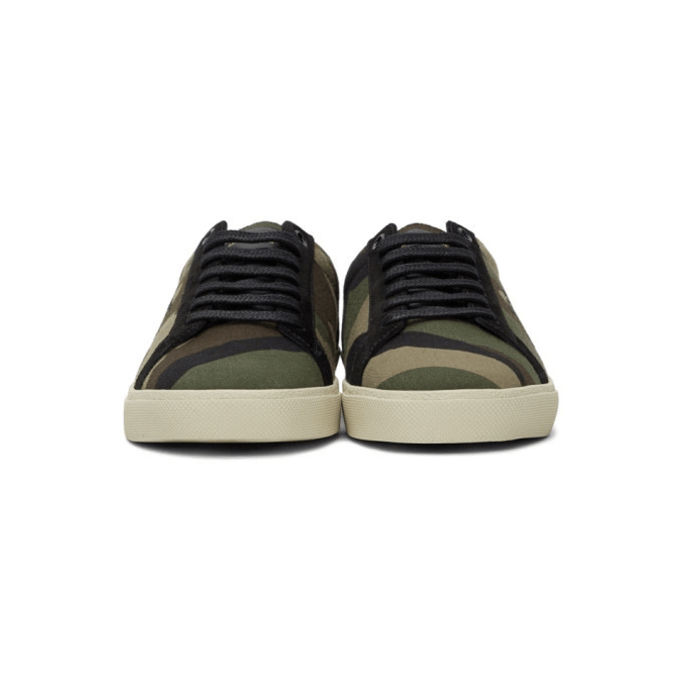 Saint Laurent Paris Saint Laurent Canvas Camo SL/06 Low Top Sneaker Men Size US 10 / EU 43 - 5 Thumbnail