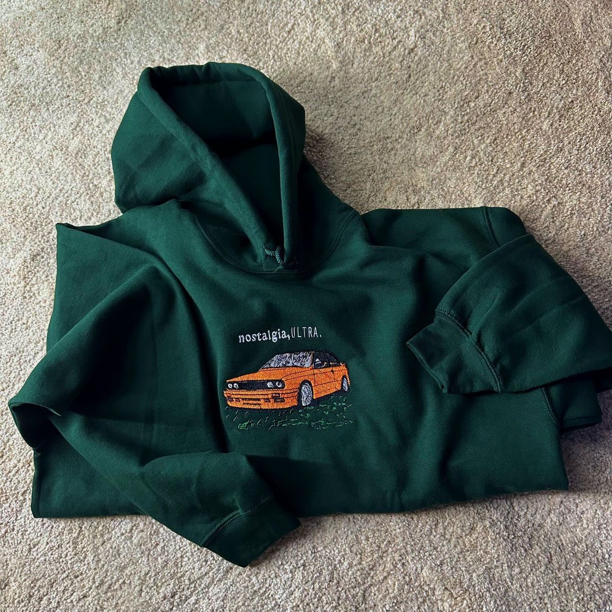 Frank Ocean Nostalgia, Ultra embroidered frank ocean forest green hoodie Size US L / EU 52-54 / 3 - 1 Thumbnail