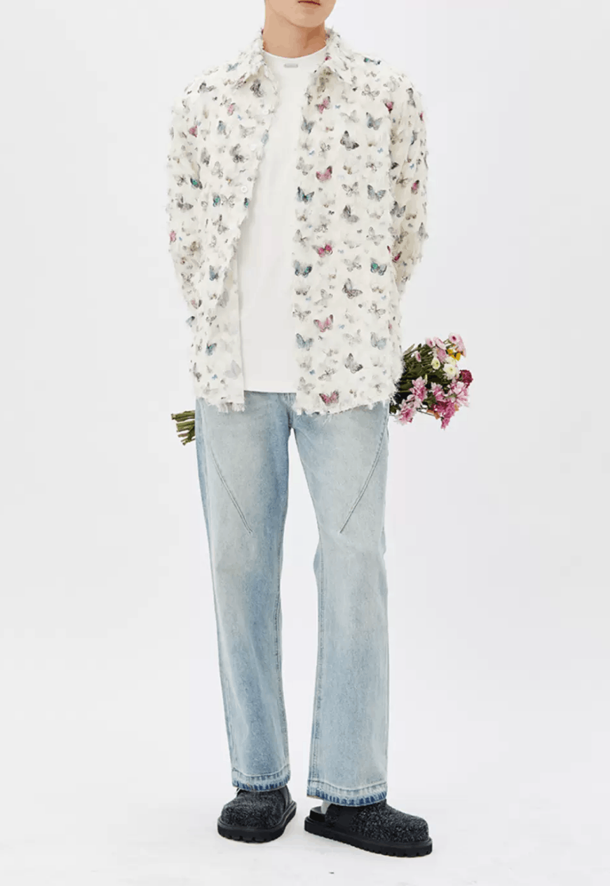 Other Unisex butterfly spring shirt Size US M / EU 48-50 / 2 - 4 Thumbnail