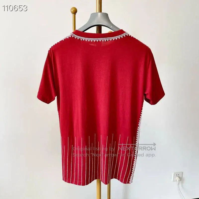 Valentino Valentino Multicolor Embroidered Cotton T-Shirt . Size US S / EU 44-46 / 1 - 7 Thumbnail