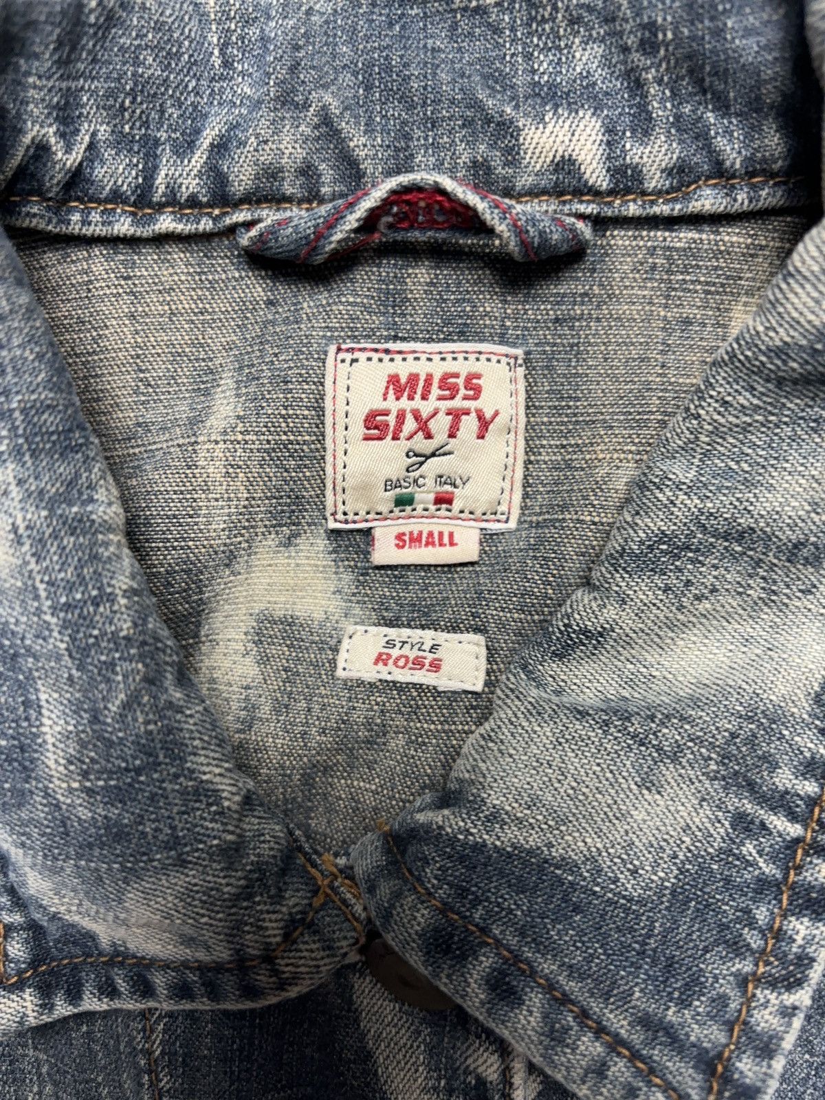 Rare Miss Sixty washed denim jacket blazer