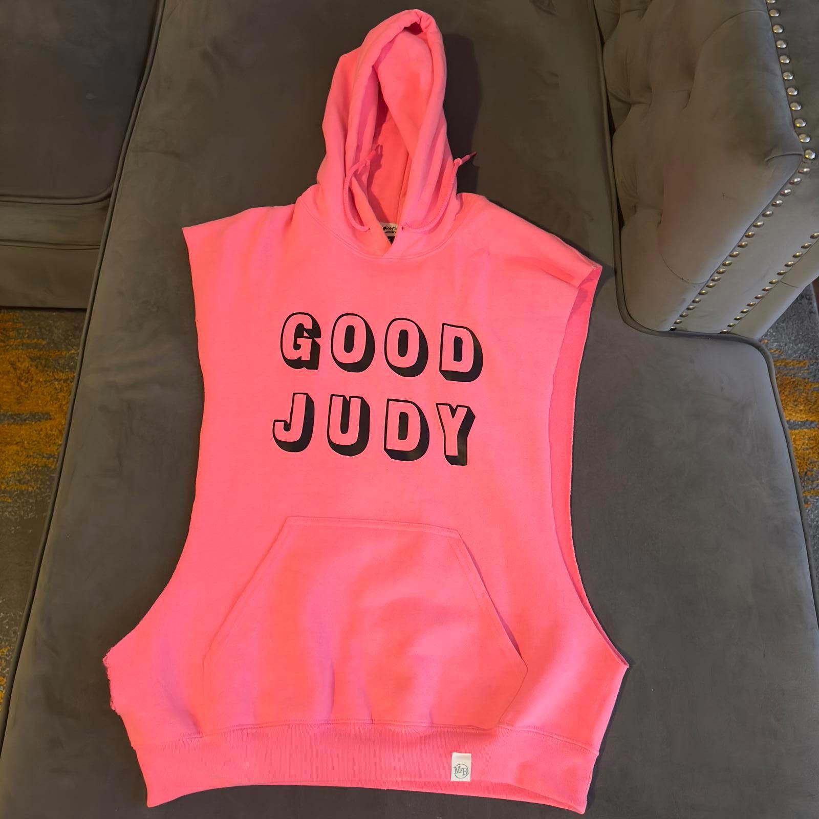 Designer Marek & Richard - Good Judy Pink Hoodie Vest Size US M / EU 48-50 / 2 - 1 Thumbnail