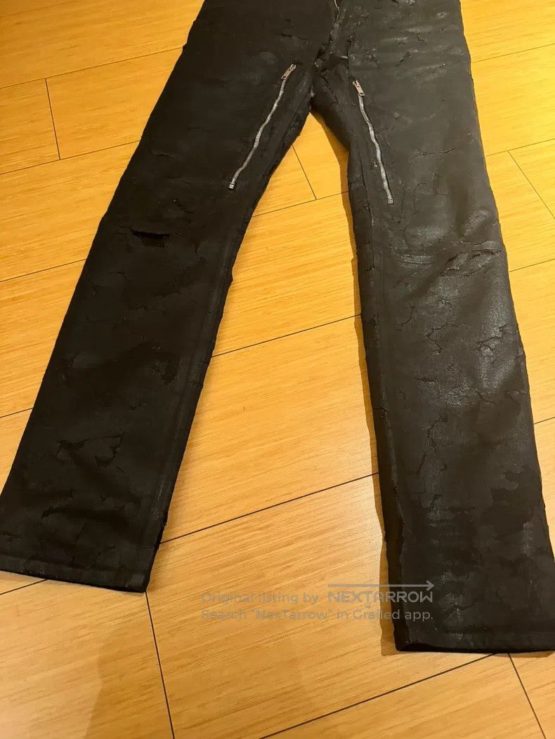 Givenchy Givenchy SizeM Cracked Zipper Denim Pants Size US 31 - 4 Thumbnail