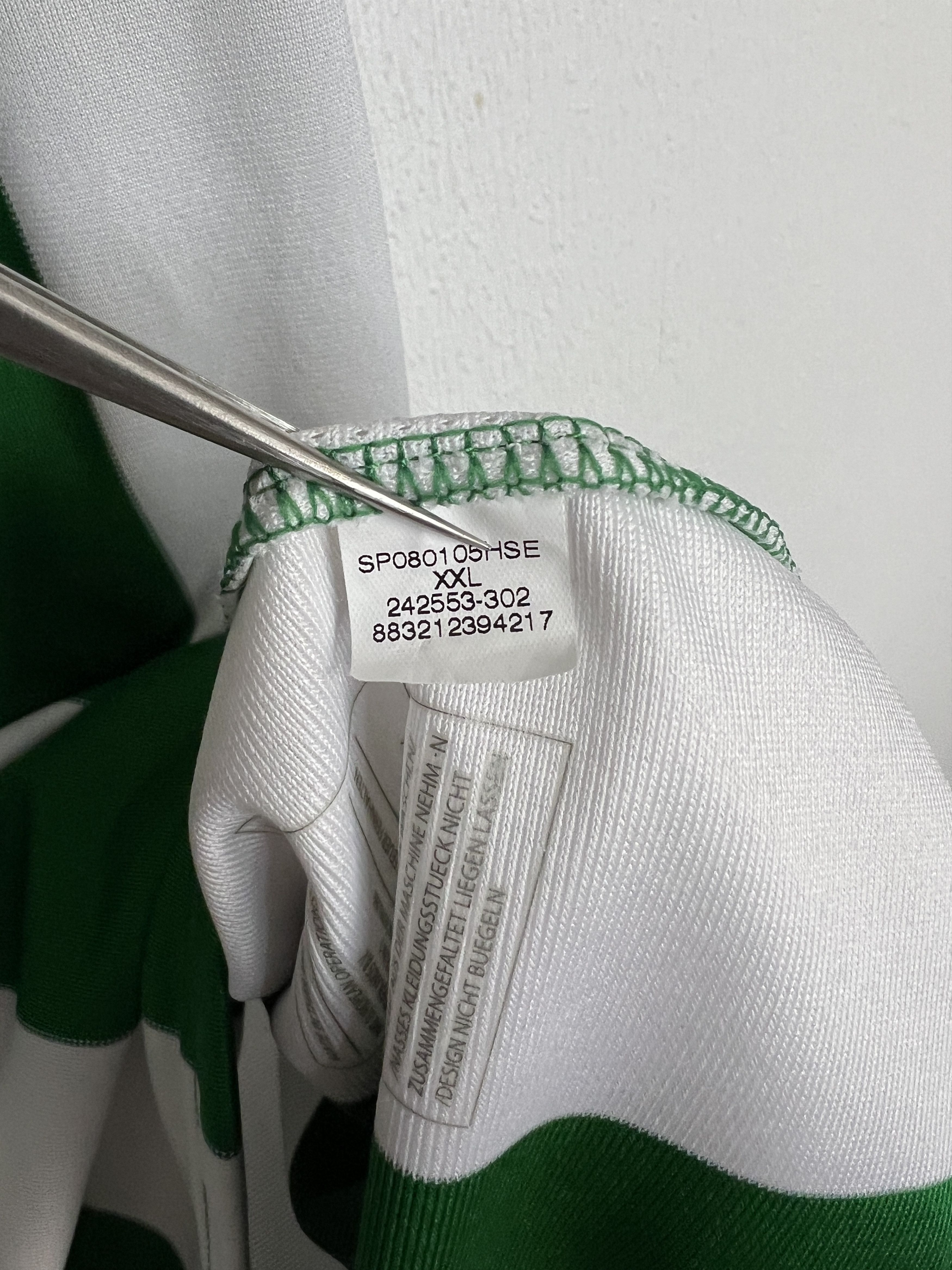 Nike Ferencvaros Home football shirt Soccer Player Issue Jersey Size US XXL / EU 58 / 5 - 6 Thumbnail