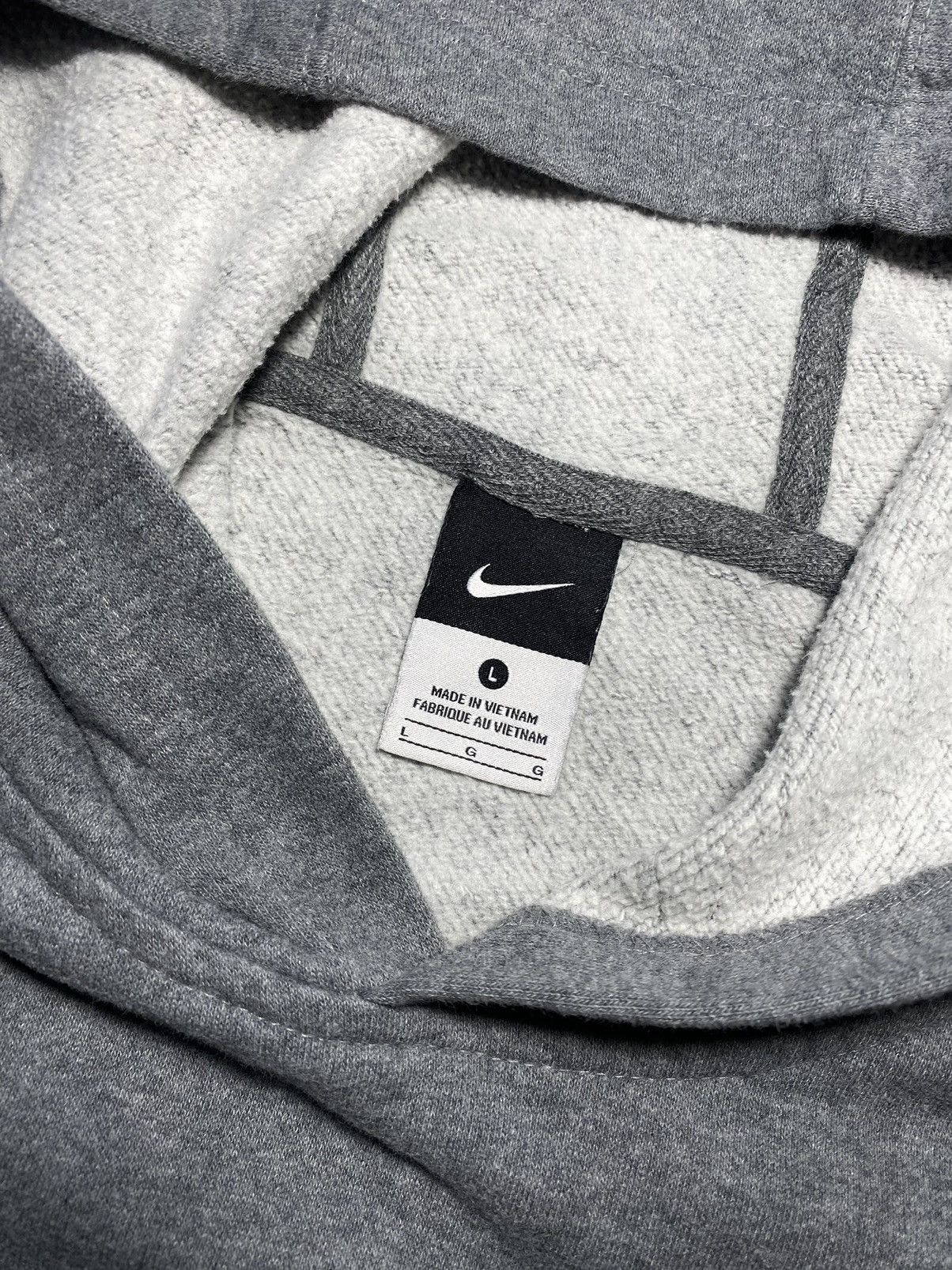 Nike × Vintage Vintage 90’s Nike Center Swoosh Hoodie men’s boxy fit Size US L / EU 52-54 / 3 - 12 Thumbnail