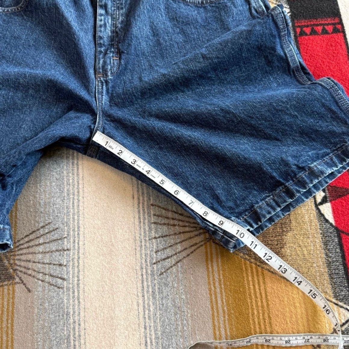 Wrangler VINTAGE Wrangler Denim Carpenter Short Jorts 36 Blue Men Regular Waist 36 Workwear 90s Y2K Grunge Skate Size US 36 / EU 52 - 6 Thumbnail