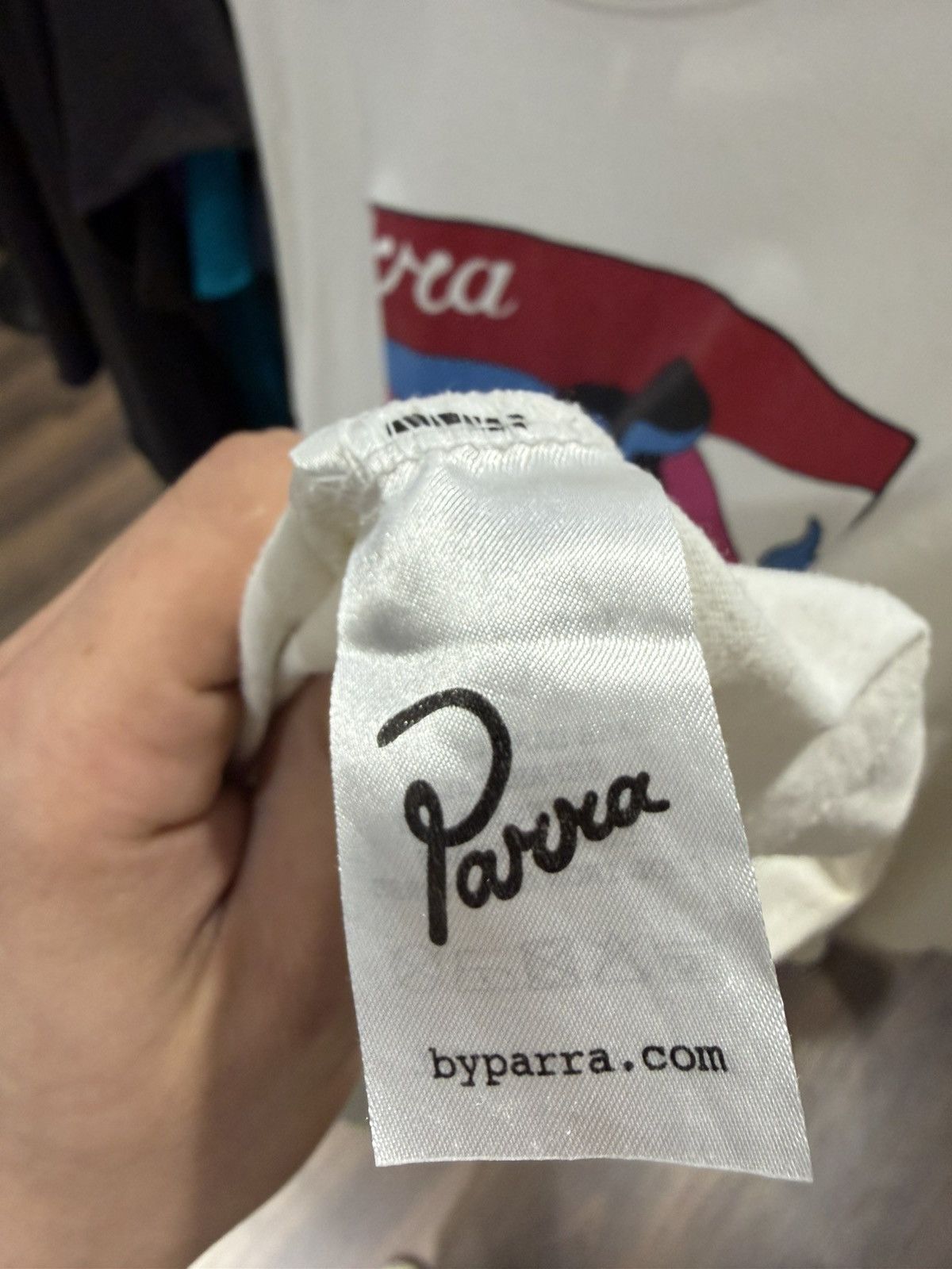 By Parra By Parra Bar Messy Tee White Size US XL / EU 56 / 4 - 5 Thumbnail