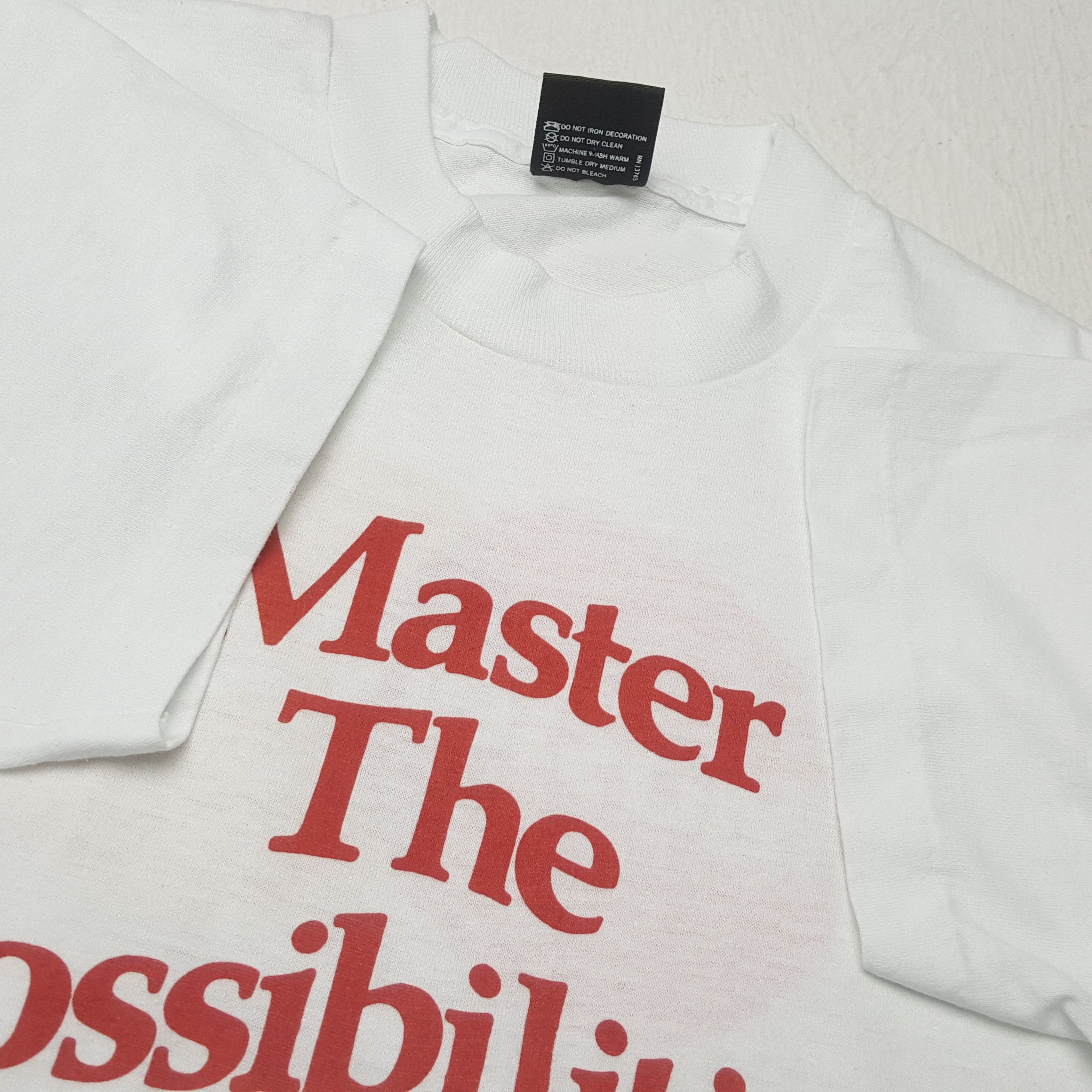 Vintage MASTER CARD Bank Promo Style Vintage Tshirt Size US S / EU 44-46 / 1 - 6 Thumbnail