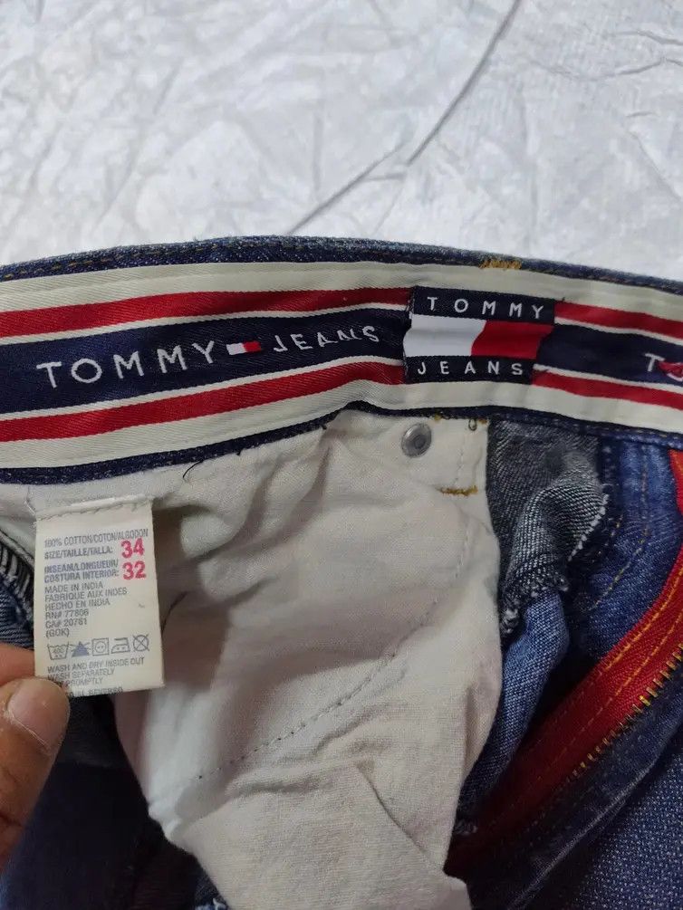 Tommy Hilfiger × Vintage Tommy Hilfiger patches denim jeans Size US 34 / EU 50 - 6 Thumbnail