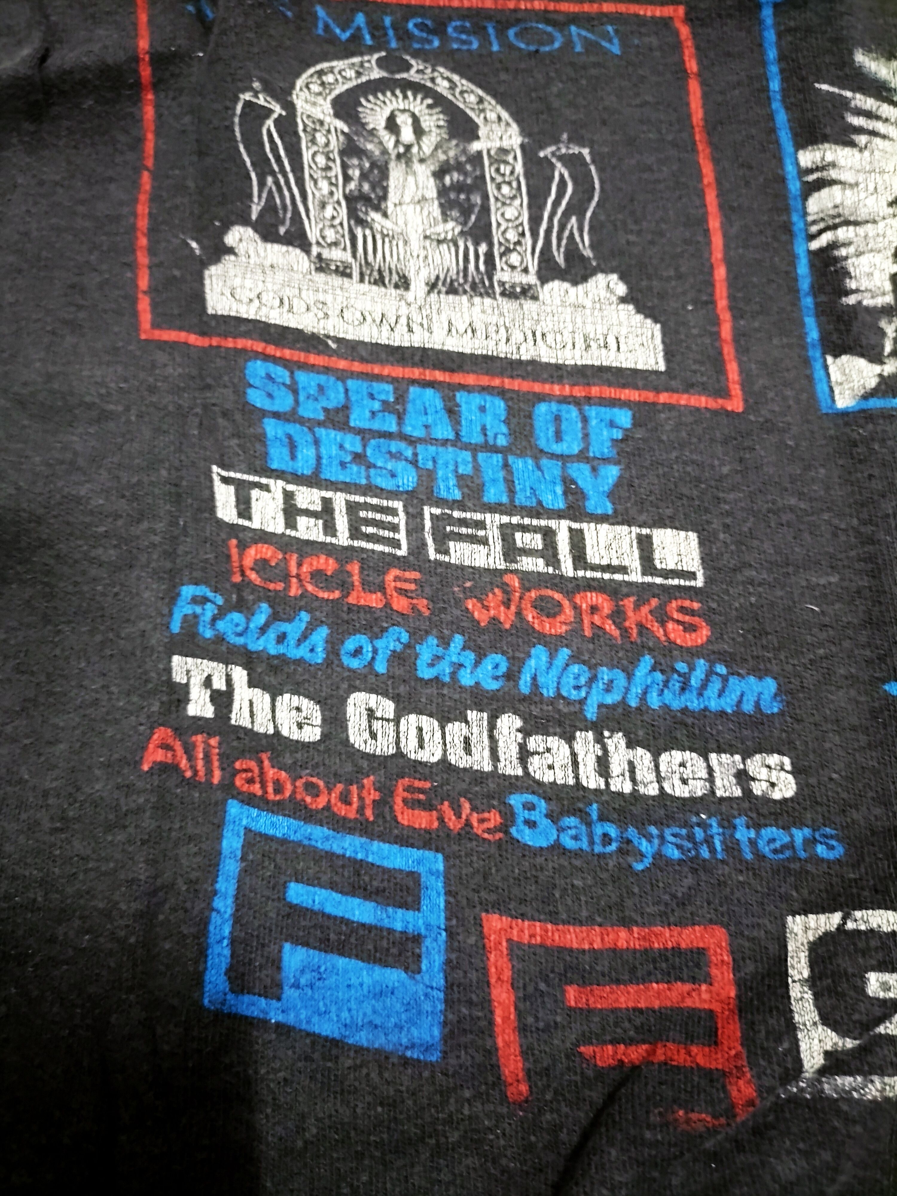 Band Tees Vintage 80s Reading Festival Status Quo Alice Cooper Size US L / EU 52-54 / 3 - 16 Thumbnail