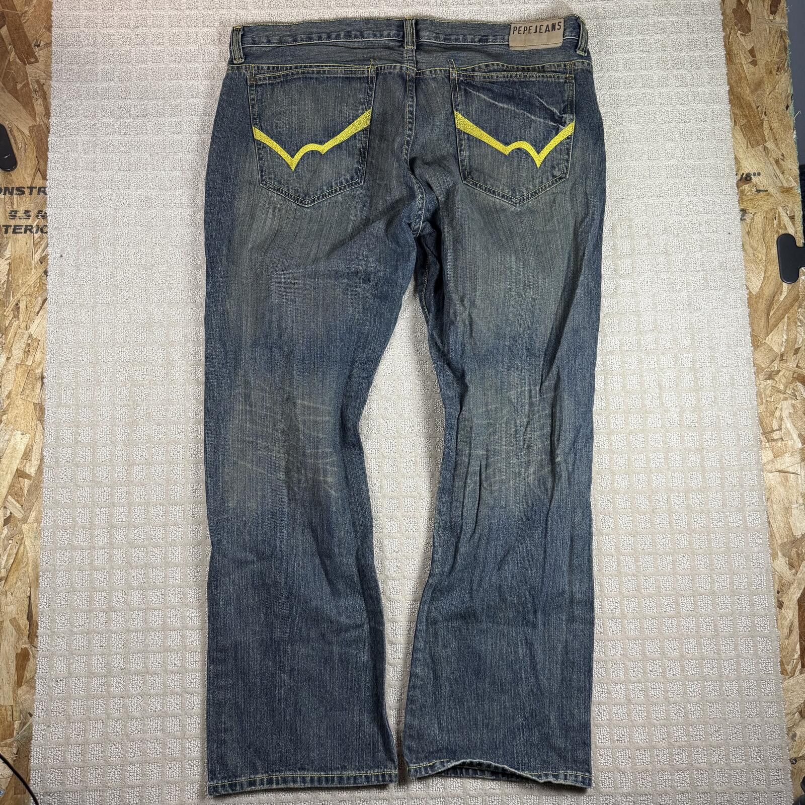 Pepe Jeans Y2K Pepe Jeans Bootcut Baggy Jeans Size 42x32 Size US 42 / EU 58 - 7 Thumbnail