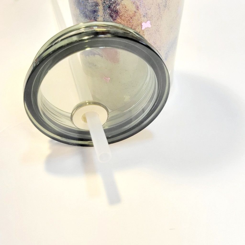 Handmade Nebula Starry Sky Reach For the Stars Glitter 30 Oz Tumbler Size ONE SIZE - 7 Thumbnail