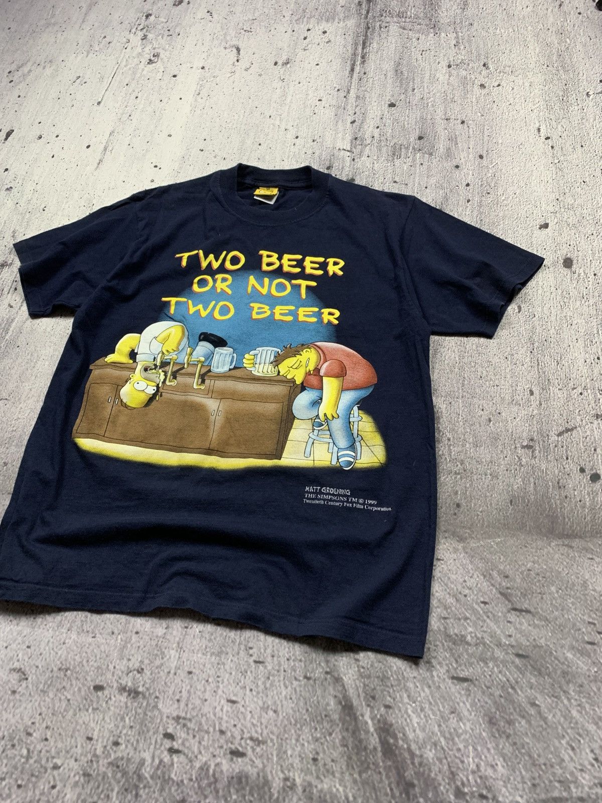 Designer × The Simpsons × Vintage The Simpsons Tee Vintage Merch 90x Beer Logo Y2k Gomer Style Size US M / EU 48-50 / 2 - 1 Thumbnail