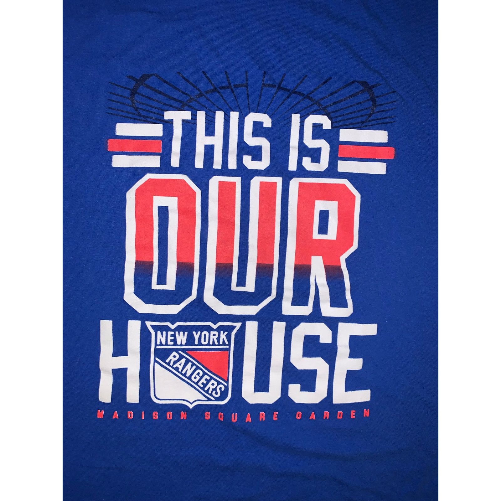 NHL New York Rangers This Is Our House T Shirt XL NHL Size US XL / EU 56 / 4 - 1 Thumbnail