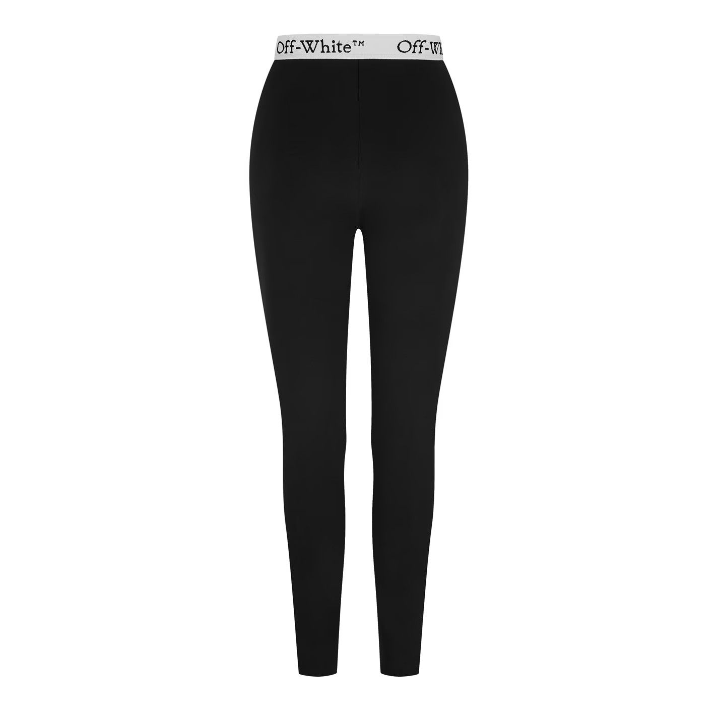 Off-White o1g2r1mq1224 Logo Legging in Black Size 27" / US 4 / IT 40 - 2 Thumbnail