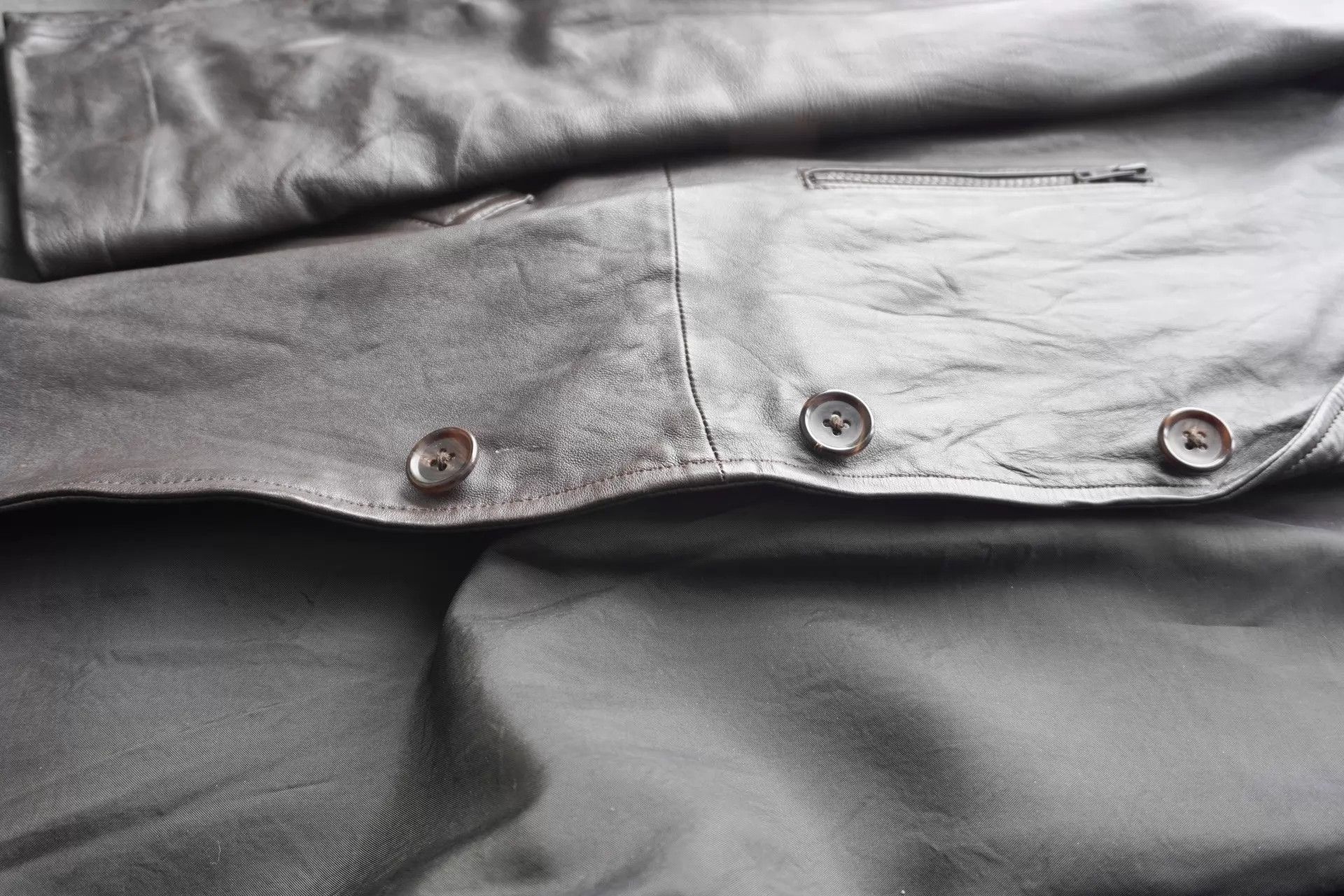 Yohji Yamamoto Yohji Yamamoto 2006AW Leather Jacket 2 Size US M / EU 48-50 / 2 - 7 Thumbnail
