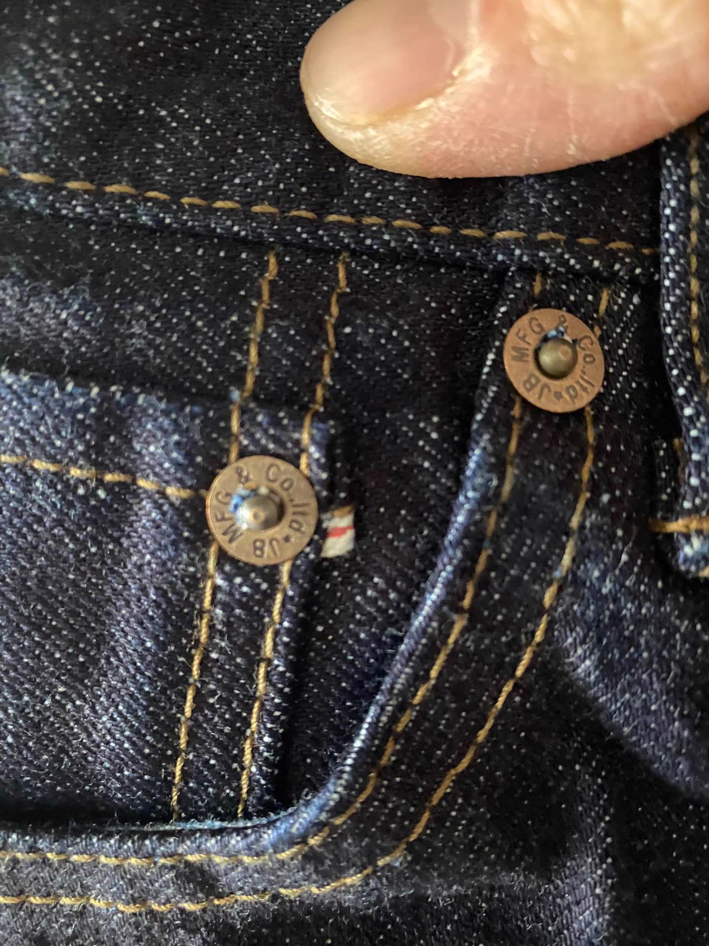 Japan Blue Japan Blue Brand New Raw Denim Jeans K10 Size US 31 - 4 Thumbnail