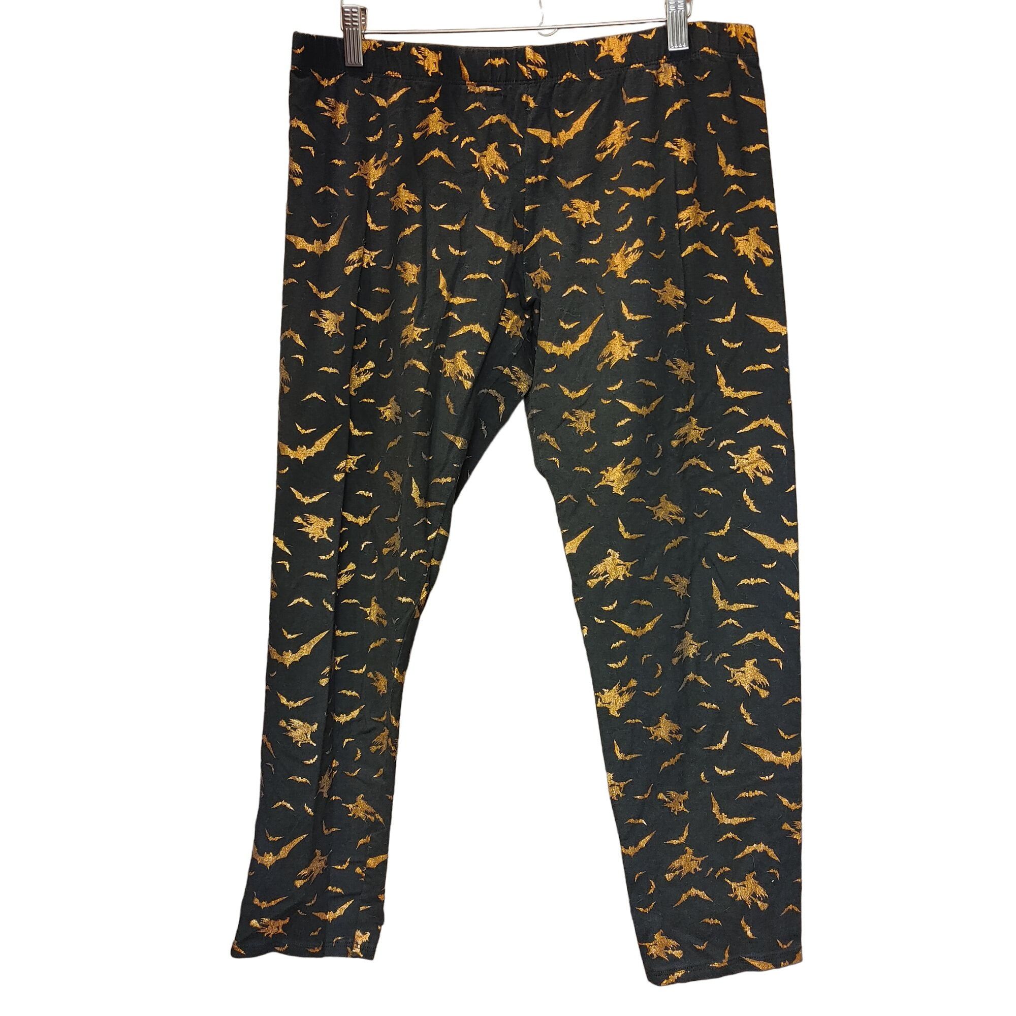 Other NO BO | No Boundaries Women's Black/Gold Bats + Witches Legg Size 38" / US 16 / IT 52 - 1 Thumbnail