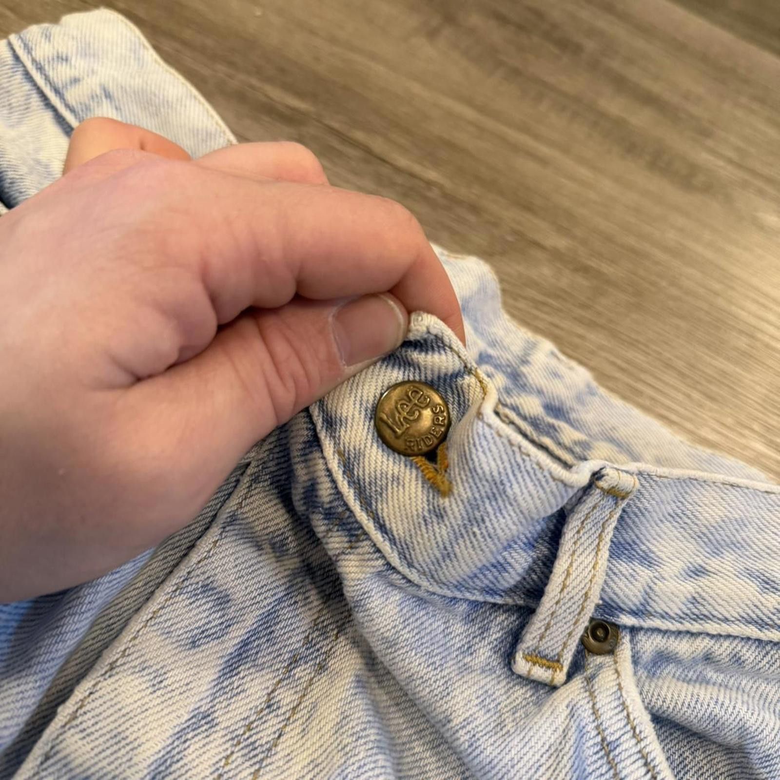Lee vintage Lee riders light washed jeans 80s/90s USA 14 30x30 Size 30" / US 8 / IT 44 - 4 Thumbnail