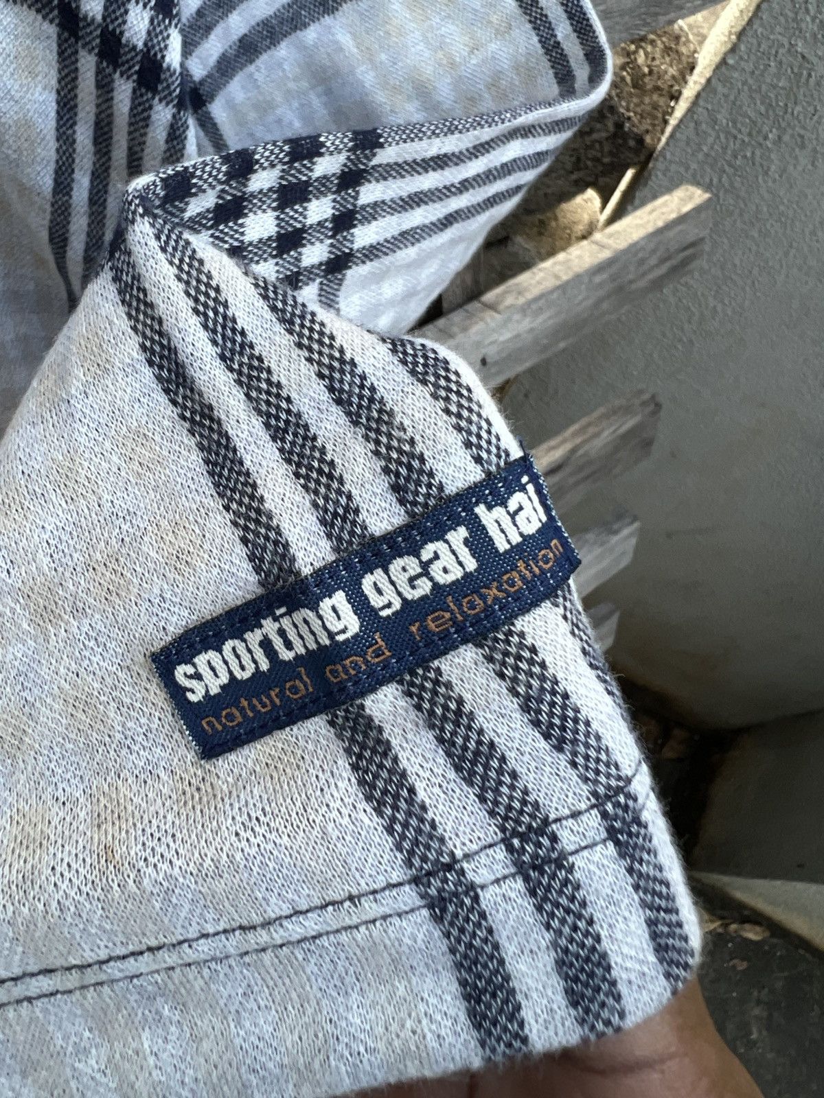 Hai Sporting Gear Hai Sporting Gear by Issey Miyake Checkered LongSleeve Shirt Size S / US 4 / IT 40 - 10 Thumbnail